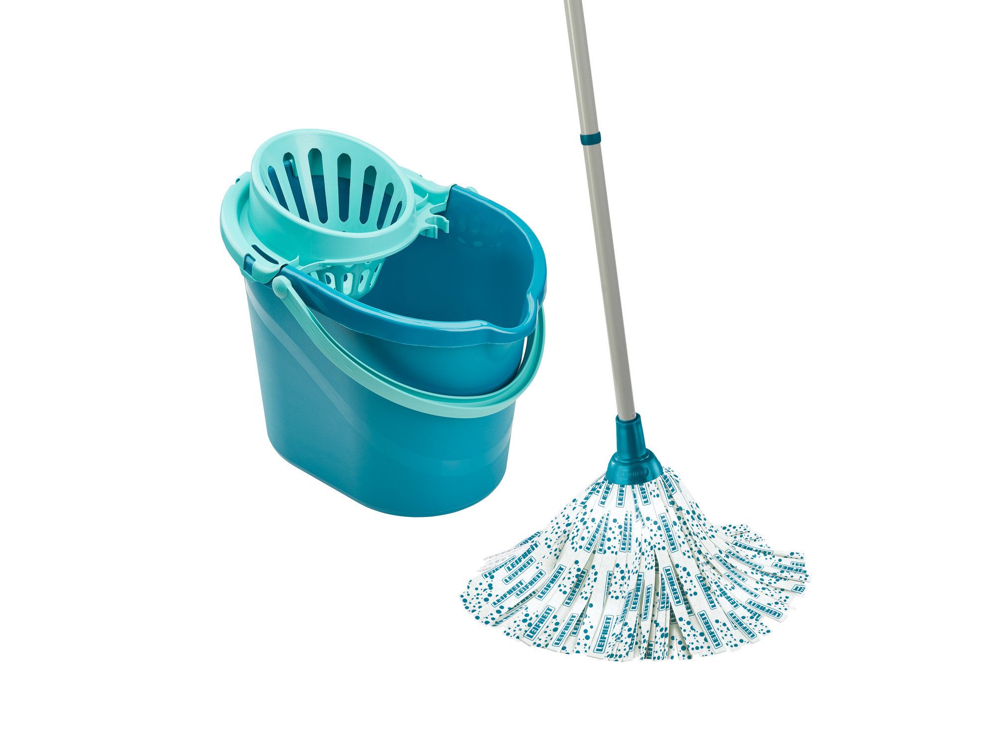 Leifheit Bodenwischer-Set Set Classic Mop viscose, (4-St)