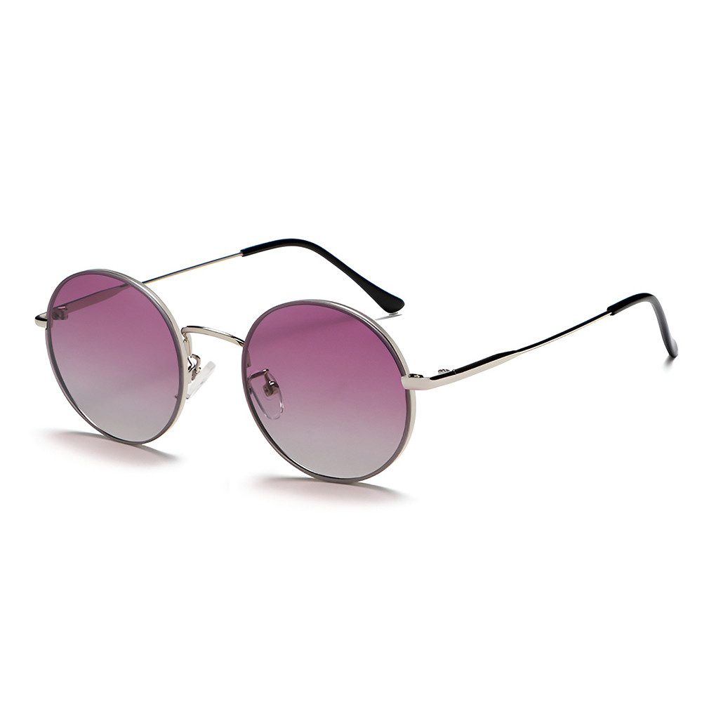 PACIEA Sonnenbrille Damen Rundrahmen Metall UV Schutz Outdoor Mode günstig online kaufen
