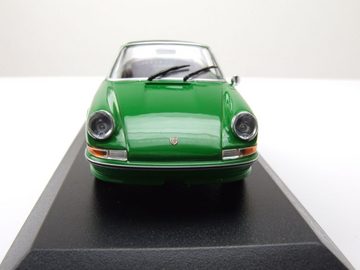 Minichamps Modellauto Porsche 911 Targa 1972 grün Modellauto 1:43 Minichamps, Maßstab 1:43