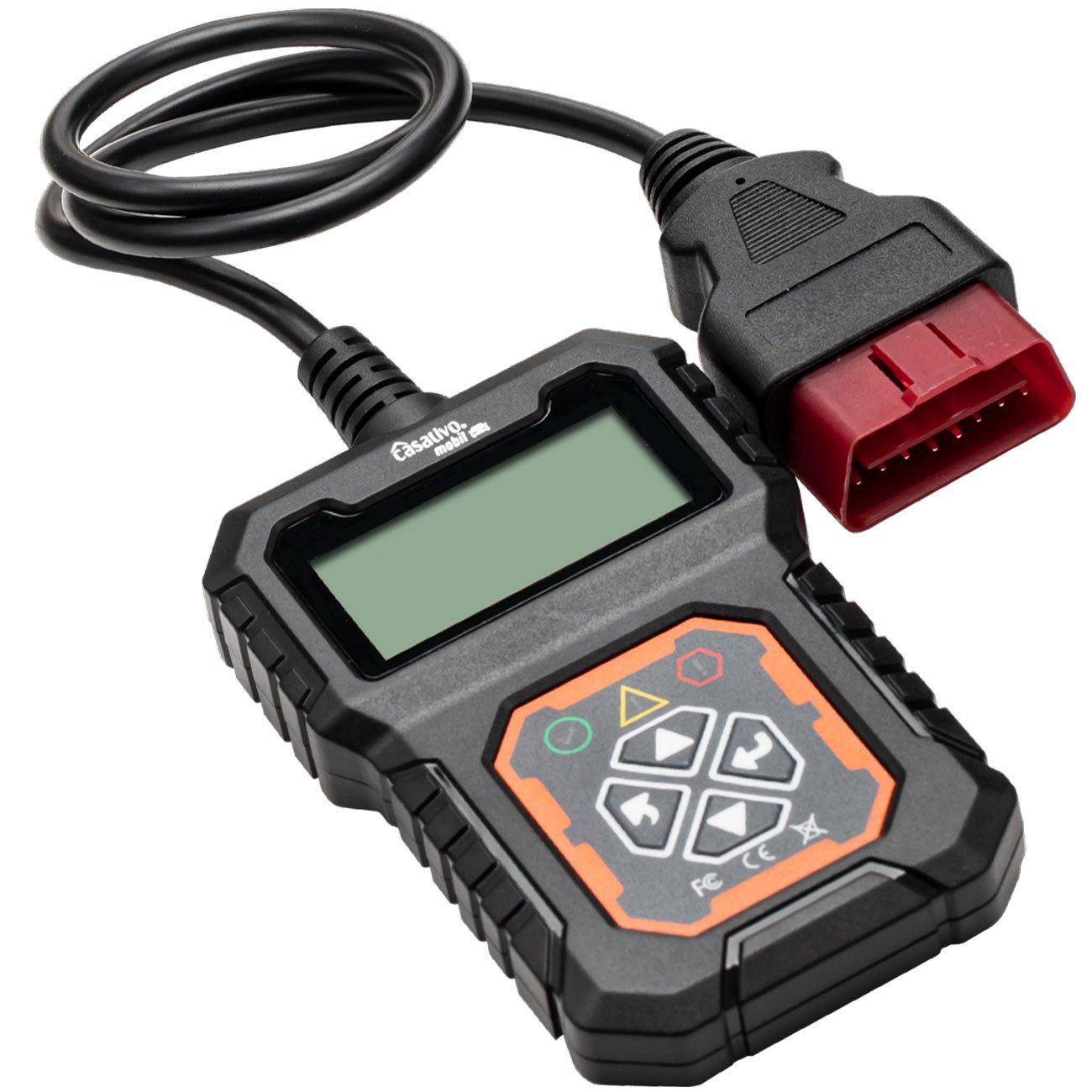Casativo OBD2-Diagnosegerät "OBD2-Diagnosegerät für Auto-Fehlersuche Auto-Scanner KFZ-Universal, Echtzeit-Motordatenanzeige/Fehlerspeicherung/für Benzin- & Diesel