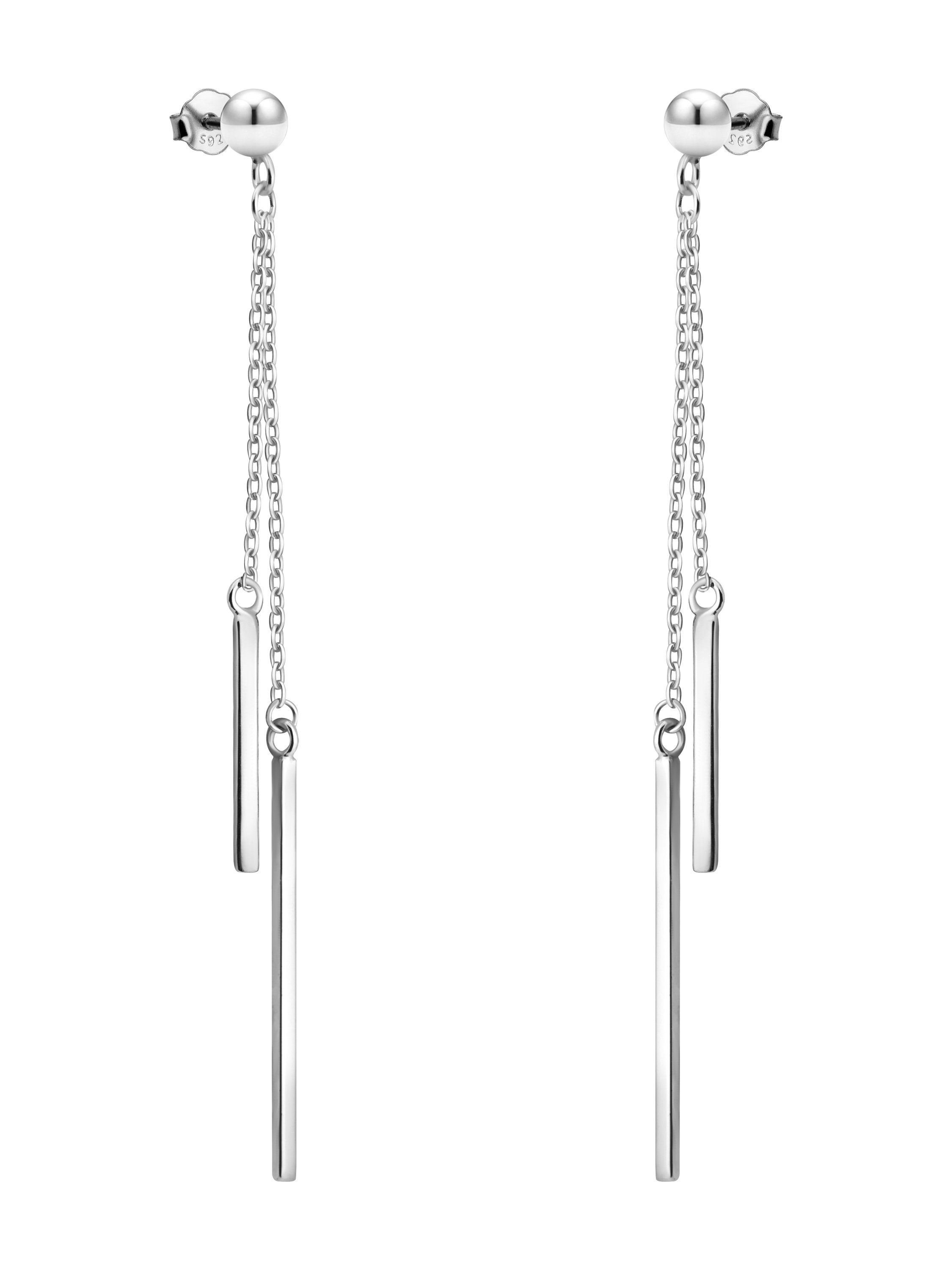 Damenschmuck Ohrringe 925 Silber Stab-Ohrstecker – Vergoldet, Nickelfrei & In Geschenkbox