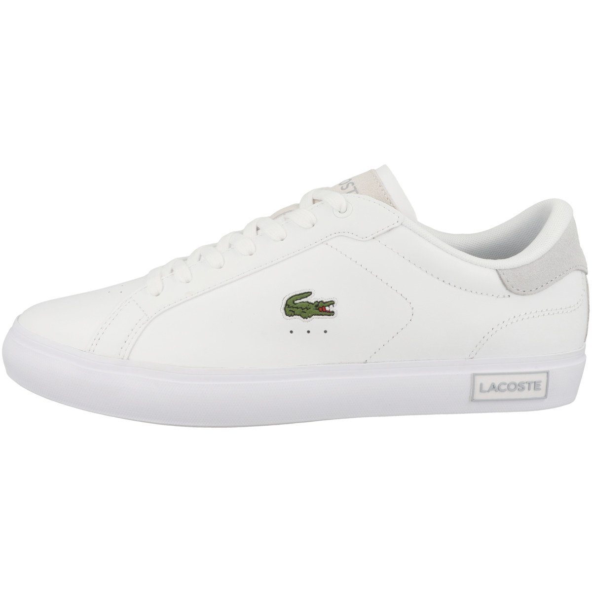 Lacoste white leather sneakers sale