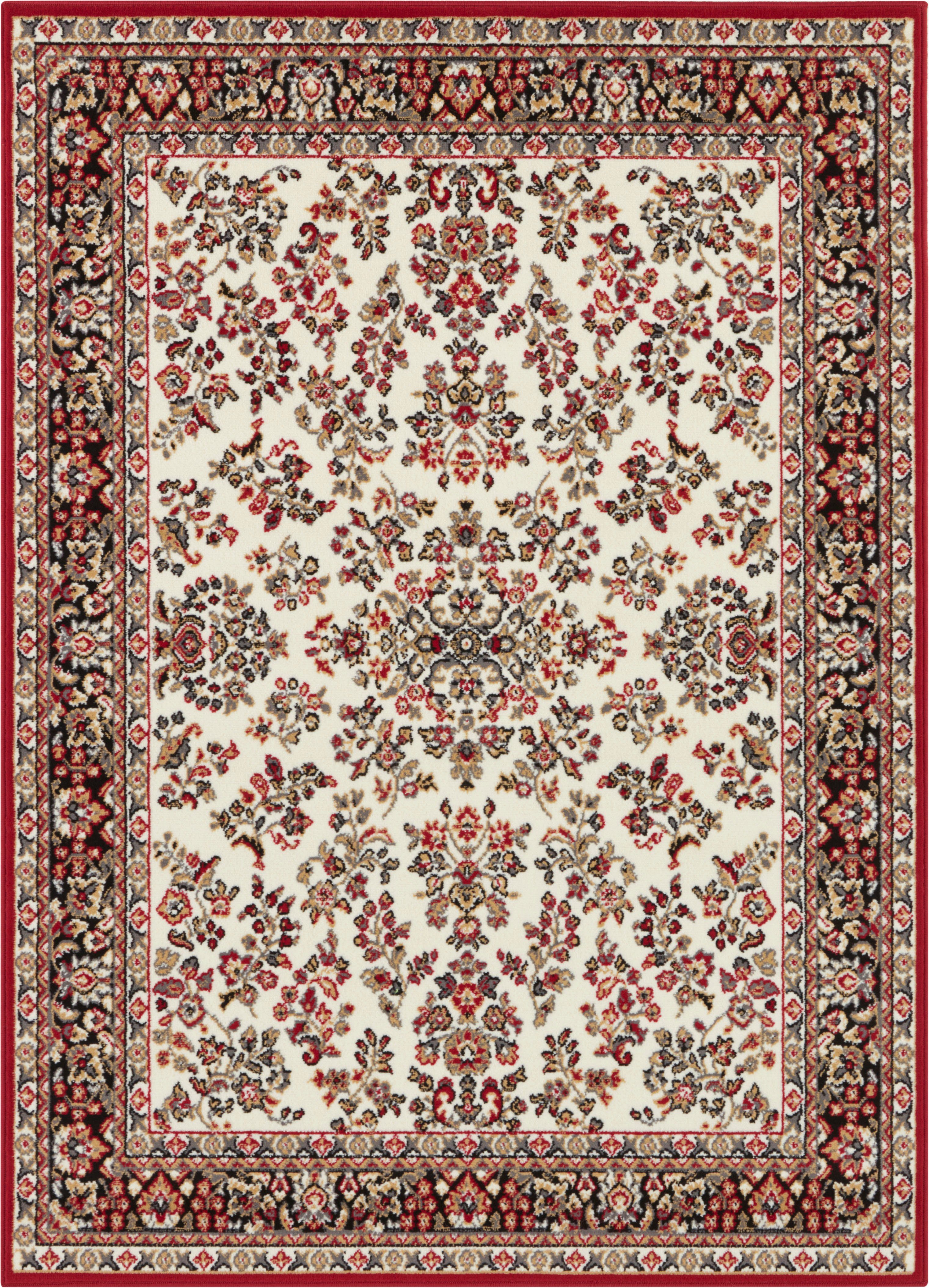 Teppich Halton, Home affaire, rechteckig, Höhe: 8 mm, Kurzflor, Orient-Optik, mit Bordüre, robust, pflegeleicht, gekettelt