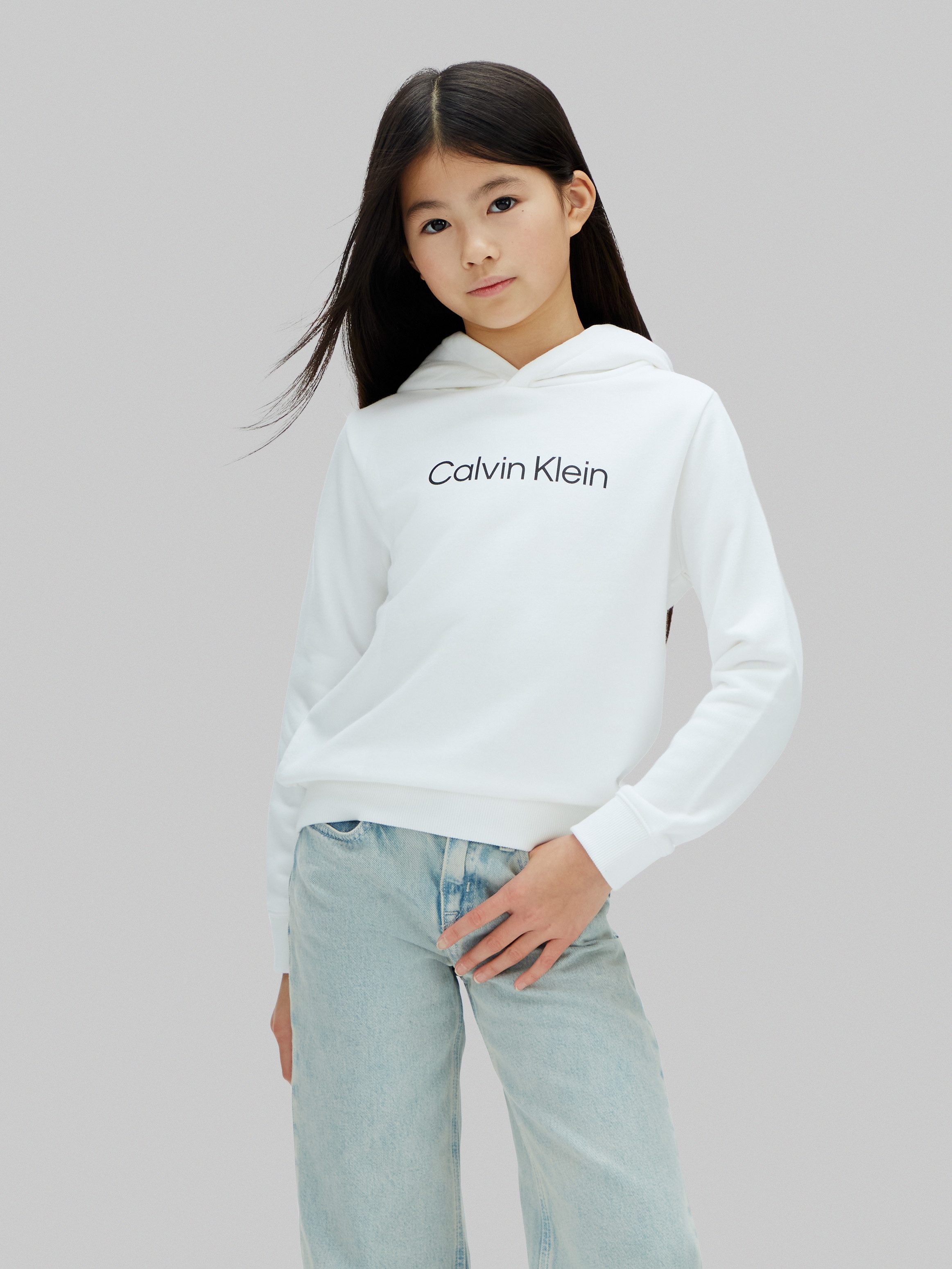 Calvin Klein Jeans Kapuzensweatshirt LOGO HOODIE Regular fit für Kinder, mit Logoschriftzug