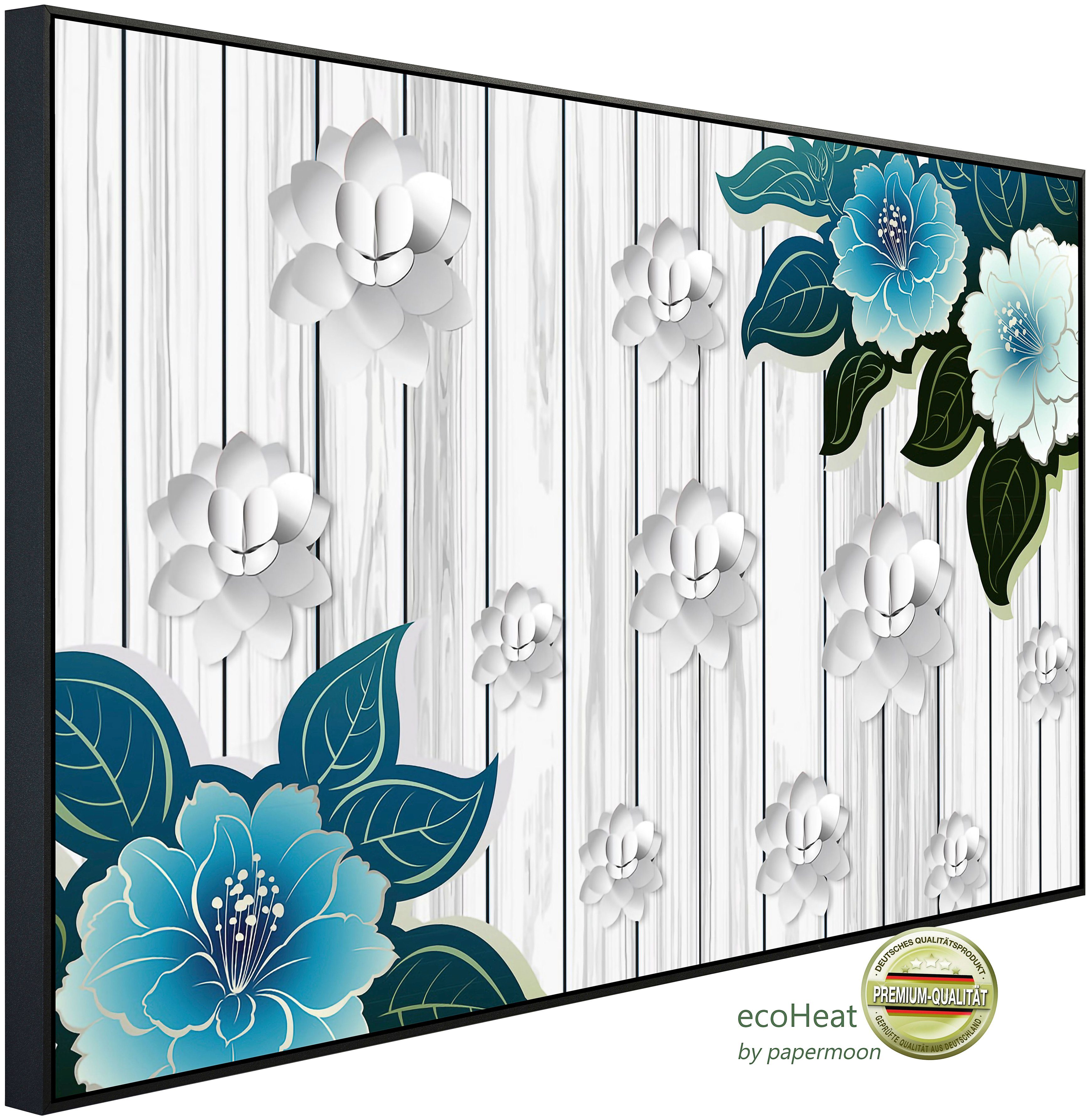 Infrarotheizung Muster mit Blumen