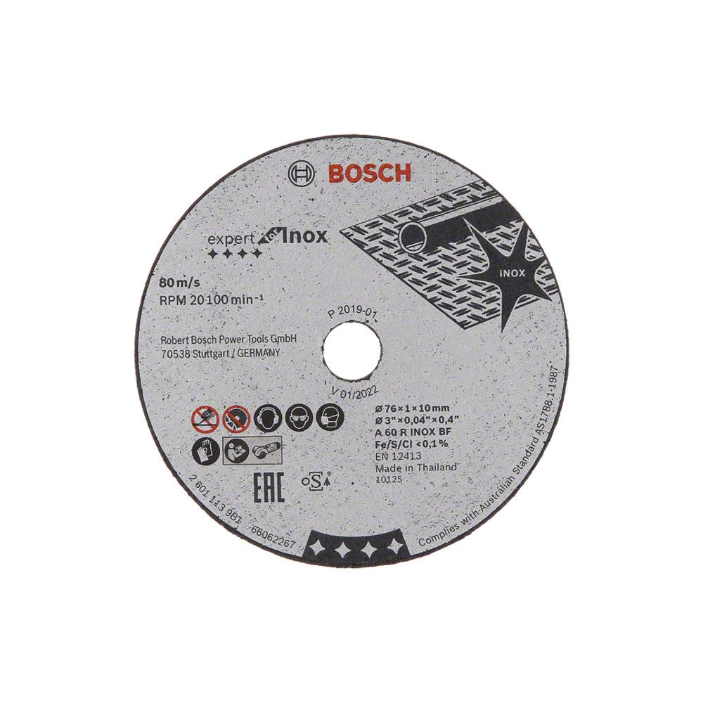 Bosch Trennscheibe Expert for Inox für Winkelschleifer günstig online kaufen