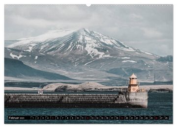 CALVENDO Wandkalender Island. Ein Land für Entdecker und Abenteurer. (Premium, hochwertiger DIN A2 Wandkalender 2023, Kunstdruck in Hochglanz)