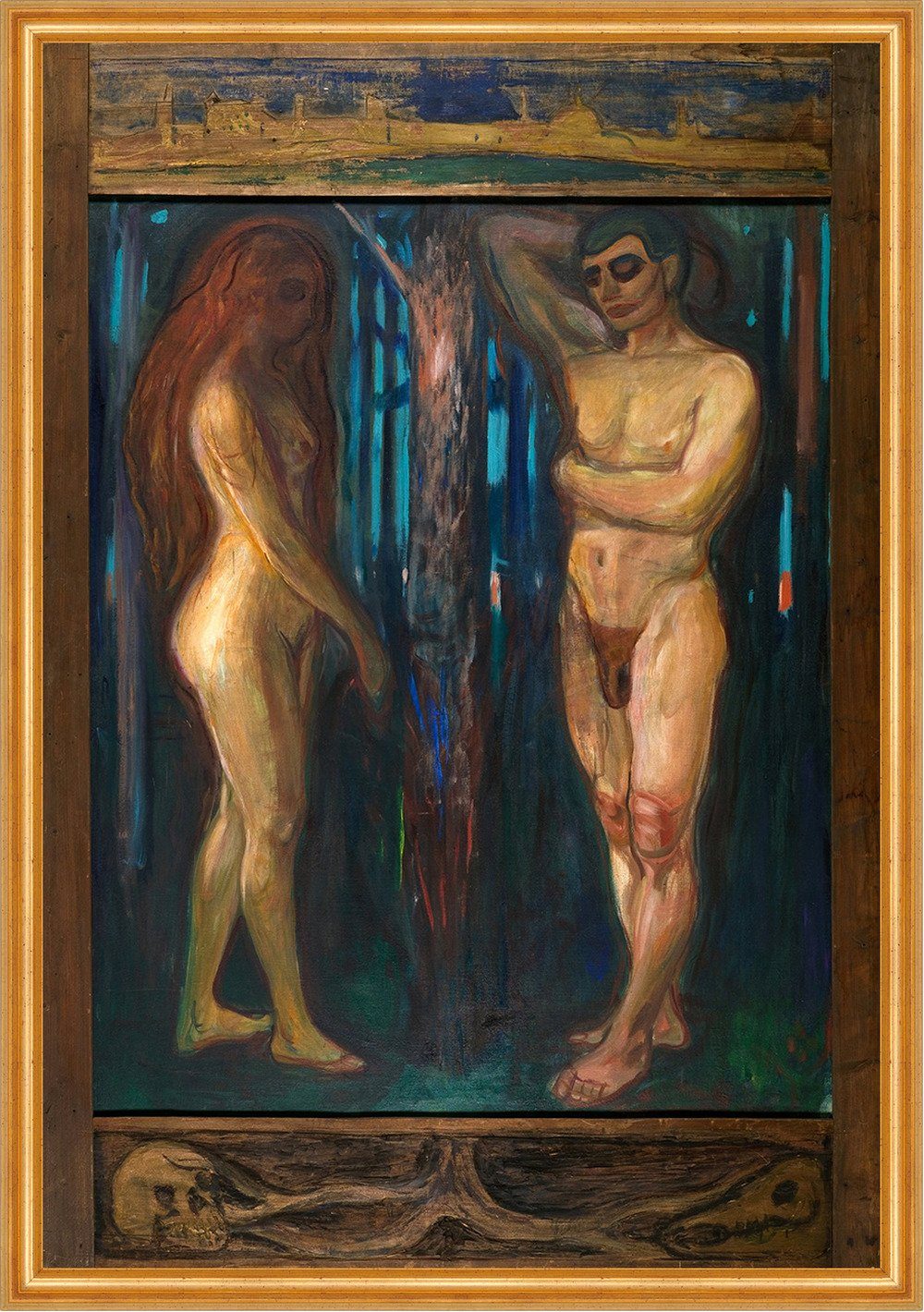 Kunstdruck Metabolism Edvard Munch Nackte Menschen Frauen Männer Baum B A2 01513, (1 St)