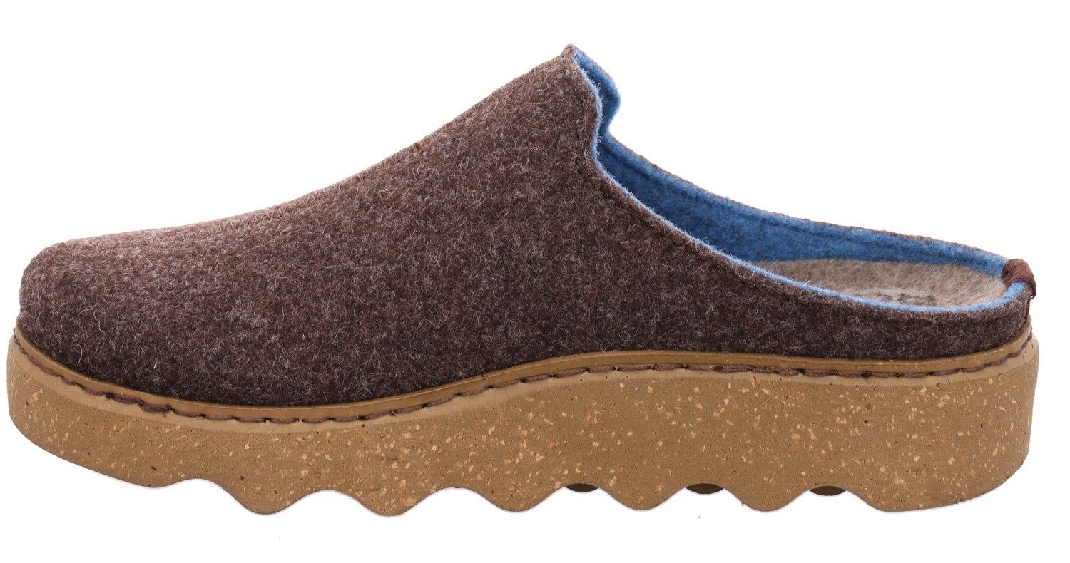 Rohde Foggia-D Pantolette Homeslipper, Wohlfühlschuh mit Plateausohle