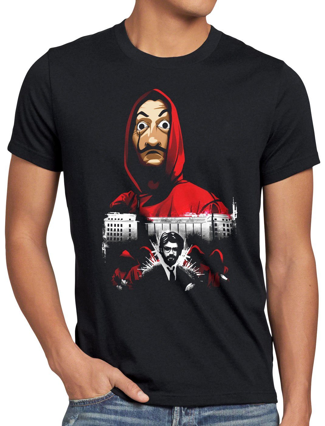 style3 T-Shirt Bella Ciao einbruch fernsehserie günstig online kaufen