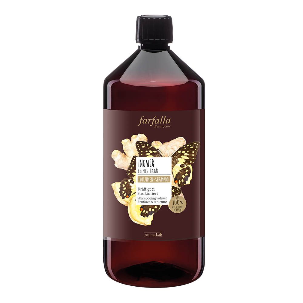 Farfalla Essentials AG Haarshampoo Ingwer - Volumen-Shampoo Refill 1l