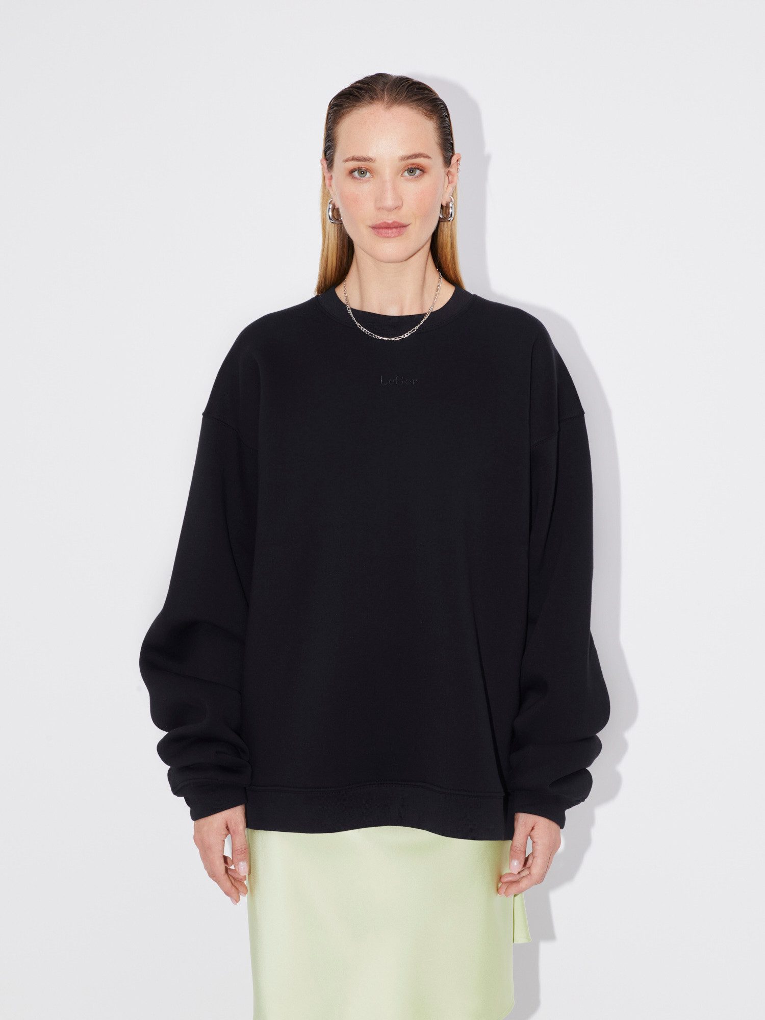 LeGer Sweatshirt Indra, LeGer by Lena Gercke Oversized fit mit Rundhalsausschnitt