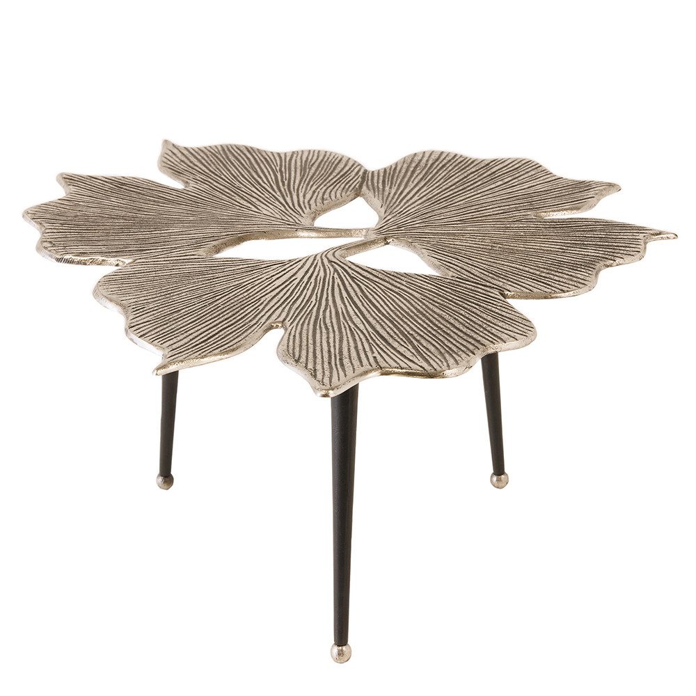 riess-ambiente Couchtisch GINKGO LEAFS 75cm silber günstig online kaufen