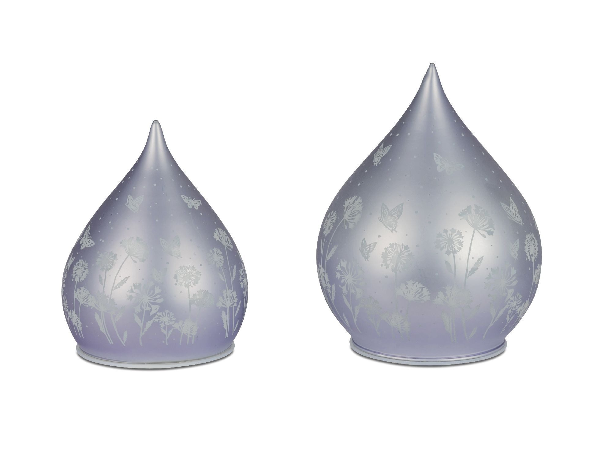 formano Nachttischlampe Blumenwiese, mit Timerfunktion, Lila, günstig online kaufen