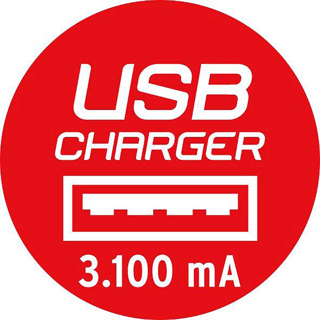 Brennenstuhl Premium-Pect-Line Steckdosenleiste 6-fach 3,1 mit (Kabellänge A 3 Schalter Überspannungsschutz, und USB 2-fach m)