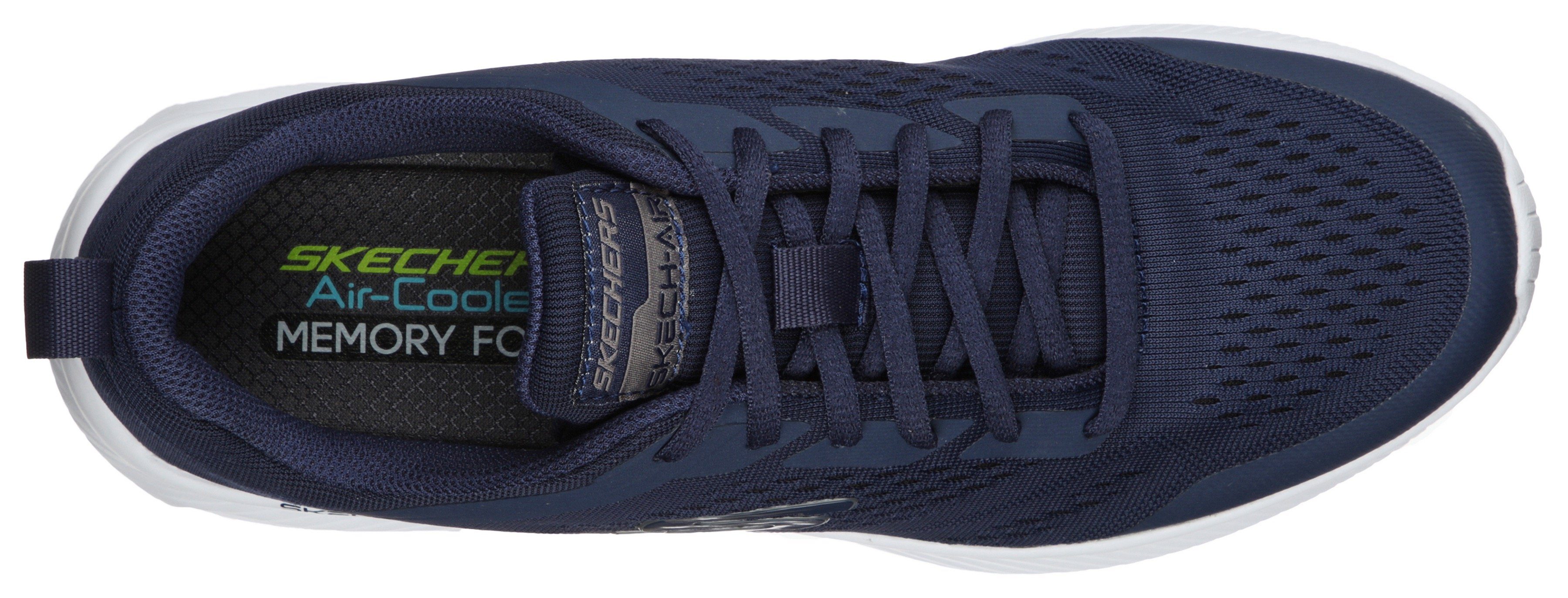 navy Sneaker Dyna Air-Cooled Memory Skechers Foam Air mit