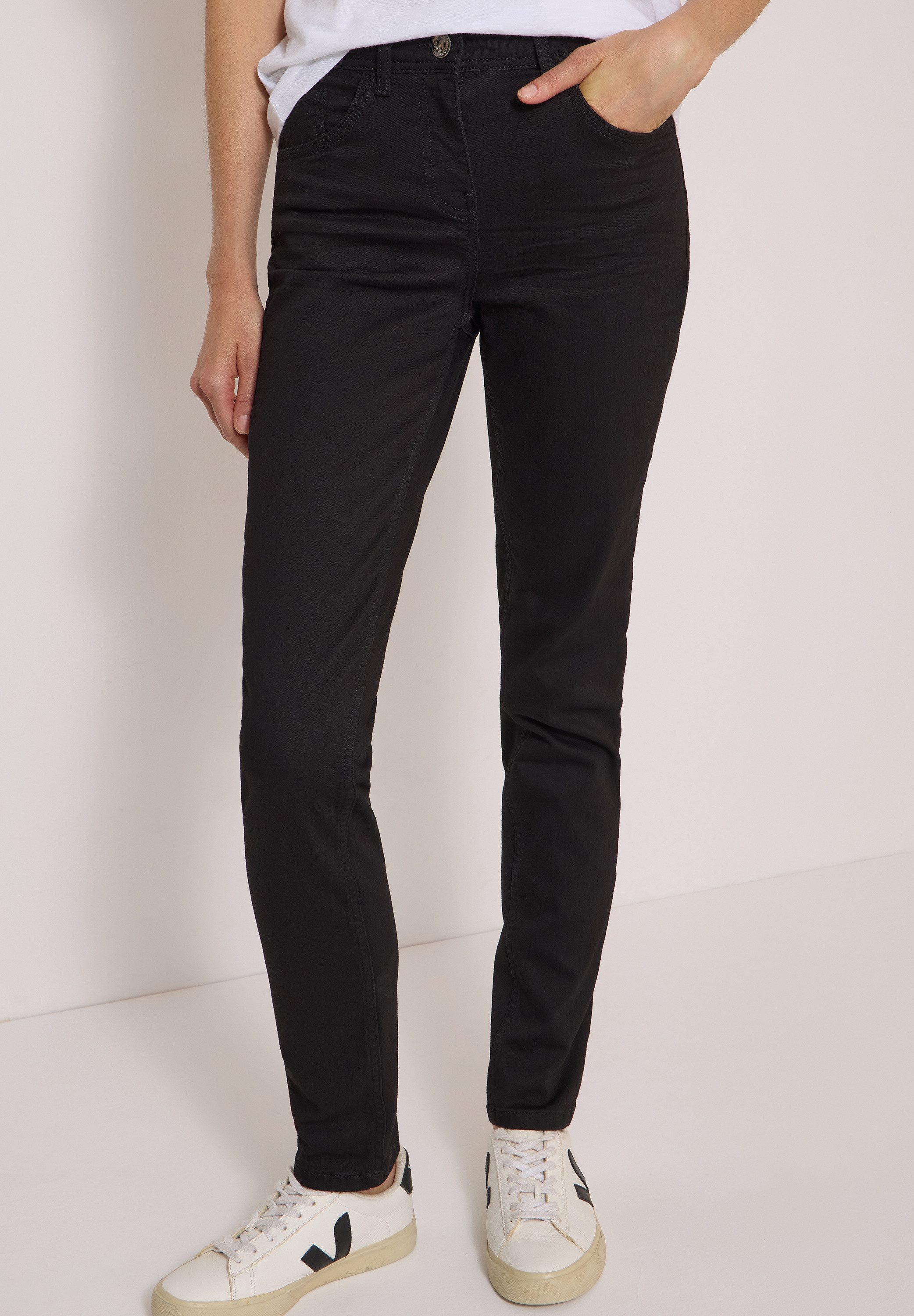 CECIL Slim-fit-Jeans High Waist