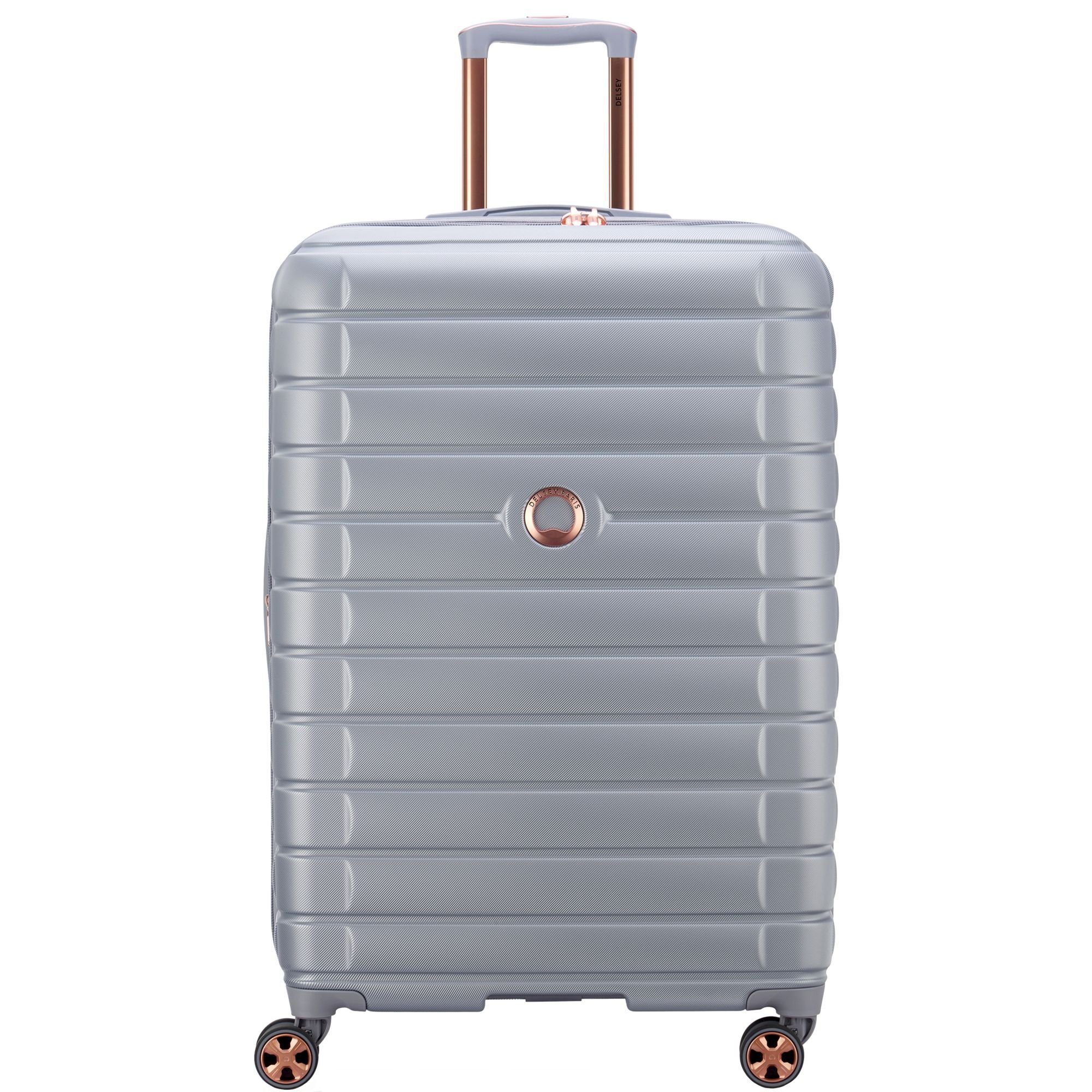 Delsey Hartschalen-Trolley Shadow 5.0, 4 Rollen, Polycarbonat platin