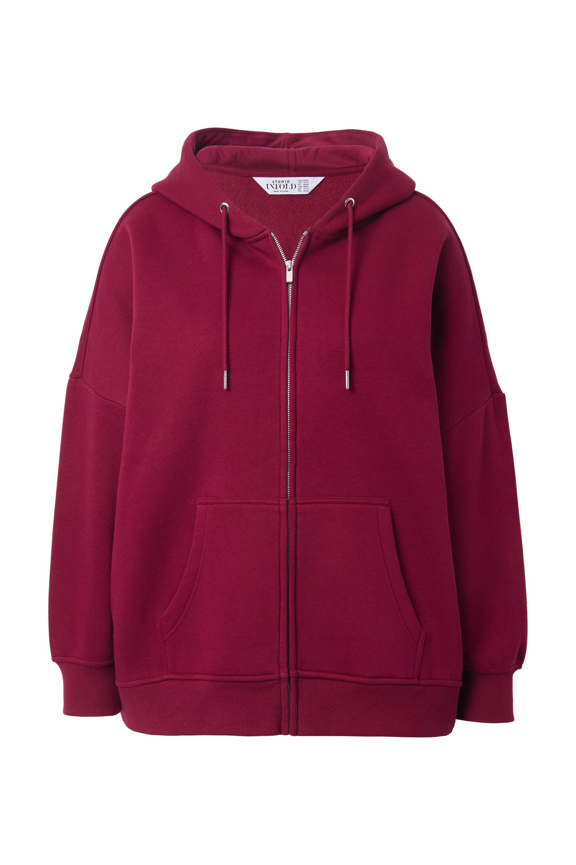 Studio Untold Sweatjacke Sweatjacke oversized Kapuze günstig online kaufen
