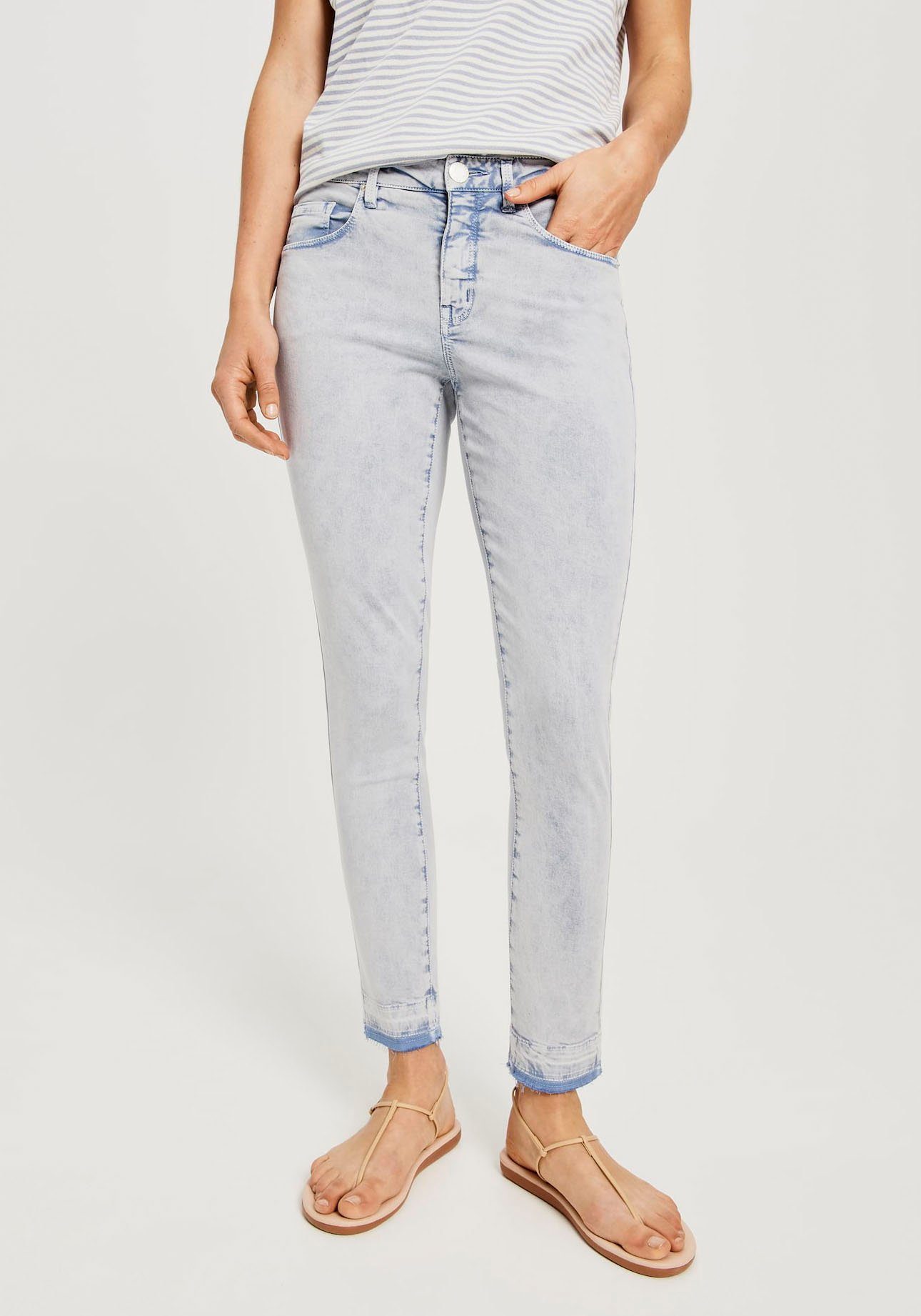 OPUS Skinny-fit-Jeans »Elma Colored« in schöner Washed-Optik online kaufen  | OTTO