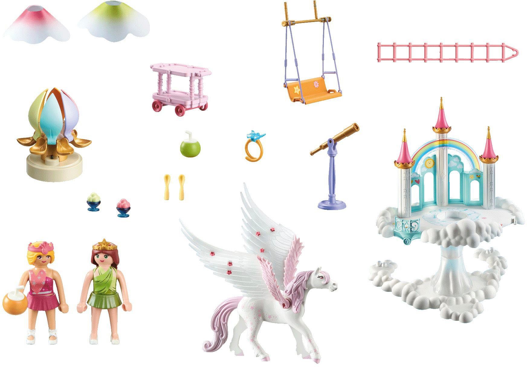 Playmobil® Himmlisches Regenbogenschloss (71359), Princess Magic Konstruktions-Spielset, (114 St)