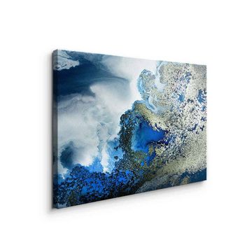 DOTCOMCANVAS® Leinwandbild Midnight Reef, Leinwandbild Midnight Reef abstrakte moderne Kunst Strand Meer
