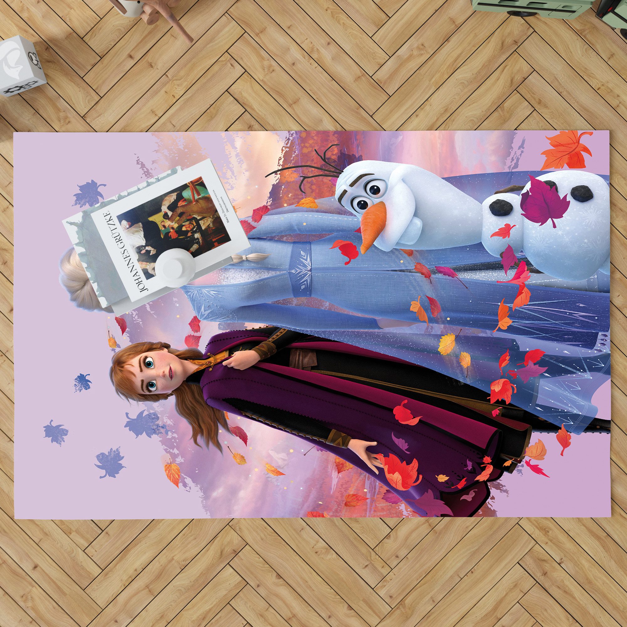 BERONAGE Kinderteppich Frozen Die Eiskönigin Dreamteam Spiel-Teppich 100x133 cm, rechteckig, Höhe: 10 mm, rutschfest – Bild 4 von 5