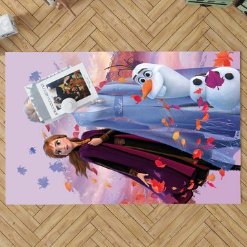 Kinderteppich Frozen Die Eiskönigin Dreamteam Spiel-Teppich 100x133, BERONAGE, rechteckig, Höhe: 10 mm, rutschfest