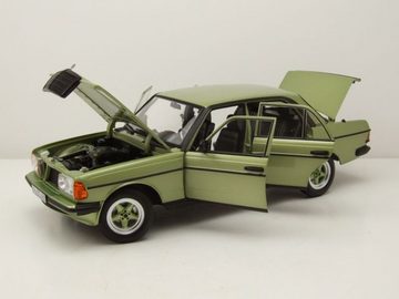 Norev Modellauto Mercedes 200 AMG W123 1984 silbergrün Modellauto 1:18 Norev, Maßstab 1:18