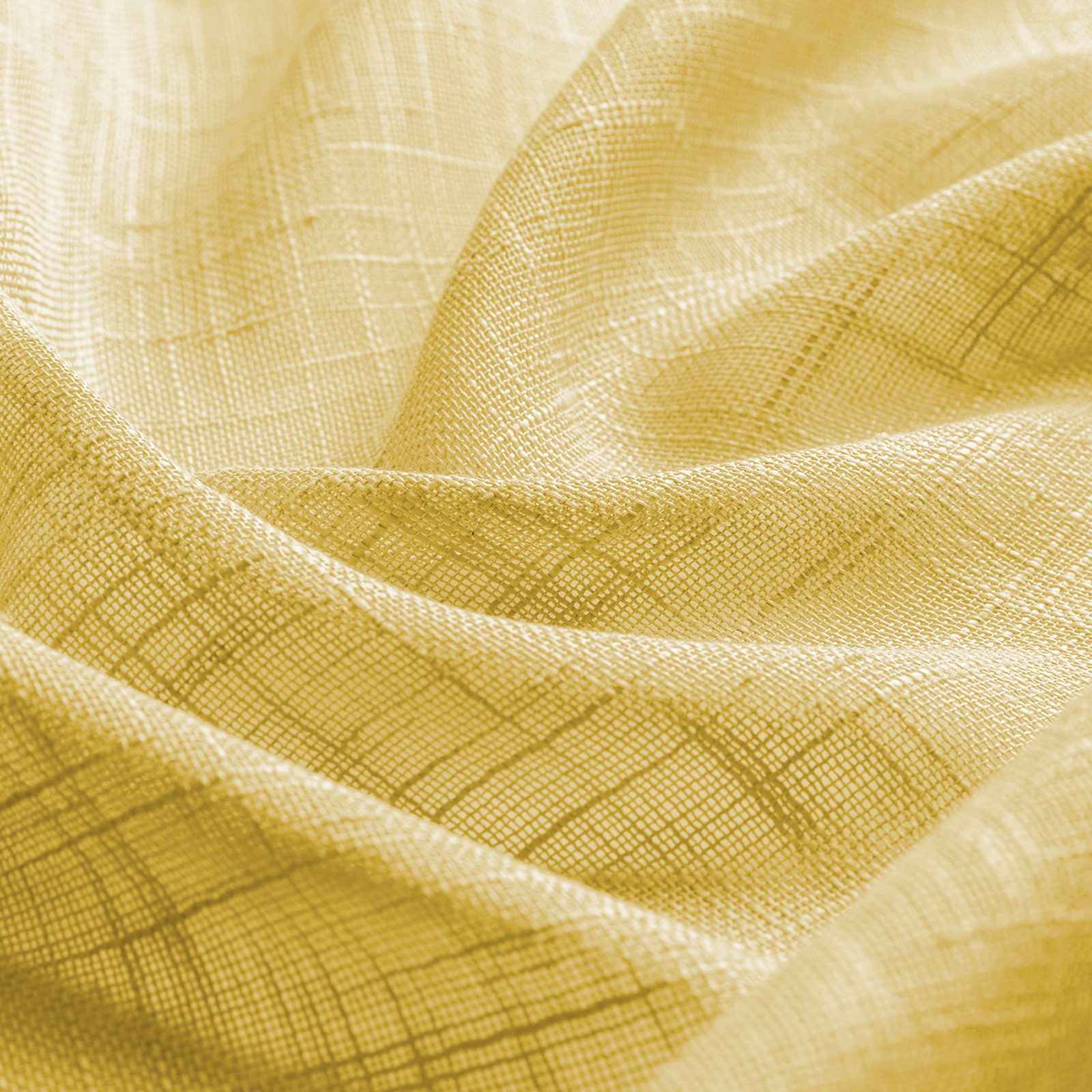 BTTO V&G Scheibengardine Voile Gardinen Bistrogardine,Kurze Vorhänge mit Stangendurchzug (2 St), halbtransparent, Leinen-Muster,Einfarbige,für Küche Wohnzimmer  – Bild 5 von 5