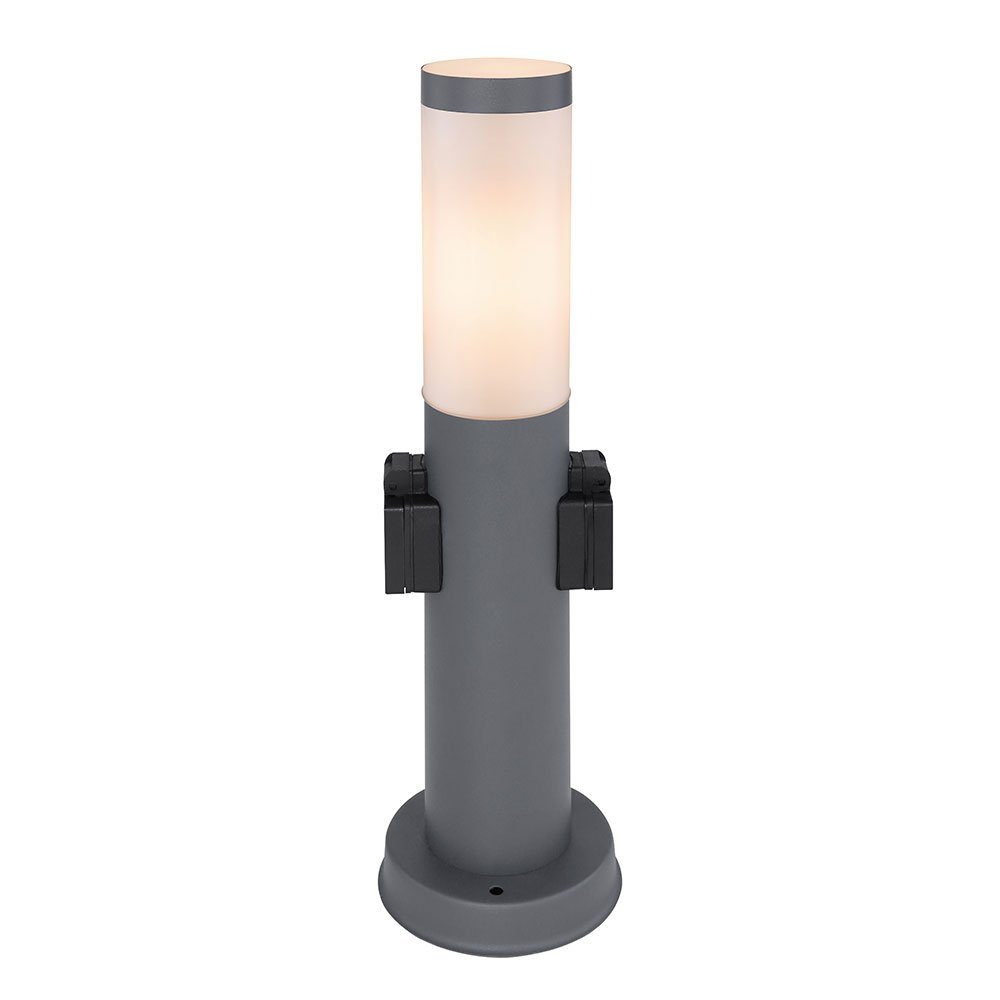 Smart etc-shop Steh LED Tageslichtweiß, Steckdosen Farbwechsel, Sockel Außen Leuchtmittel inklusive, Lampe Neutralweiß, Kaltweiß, Garten Wandstrahler, Warmweiß, Leuchte