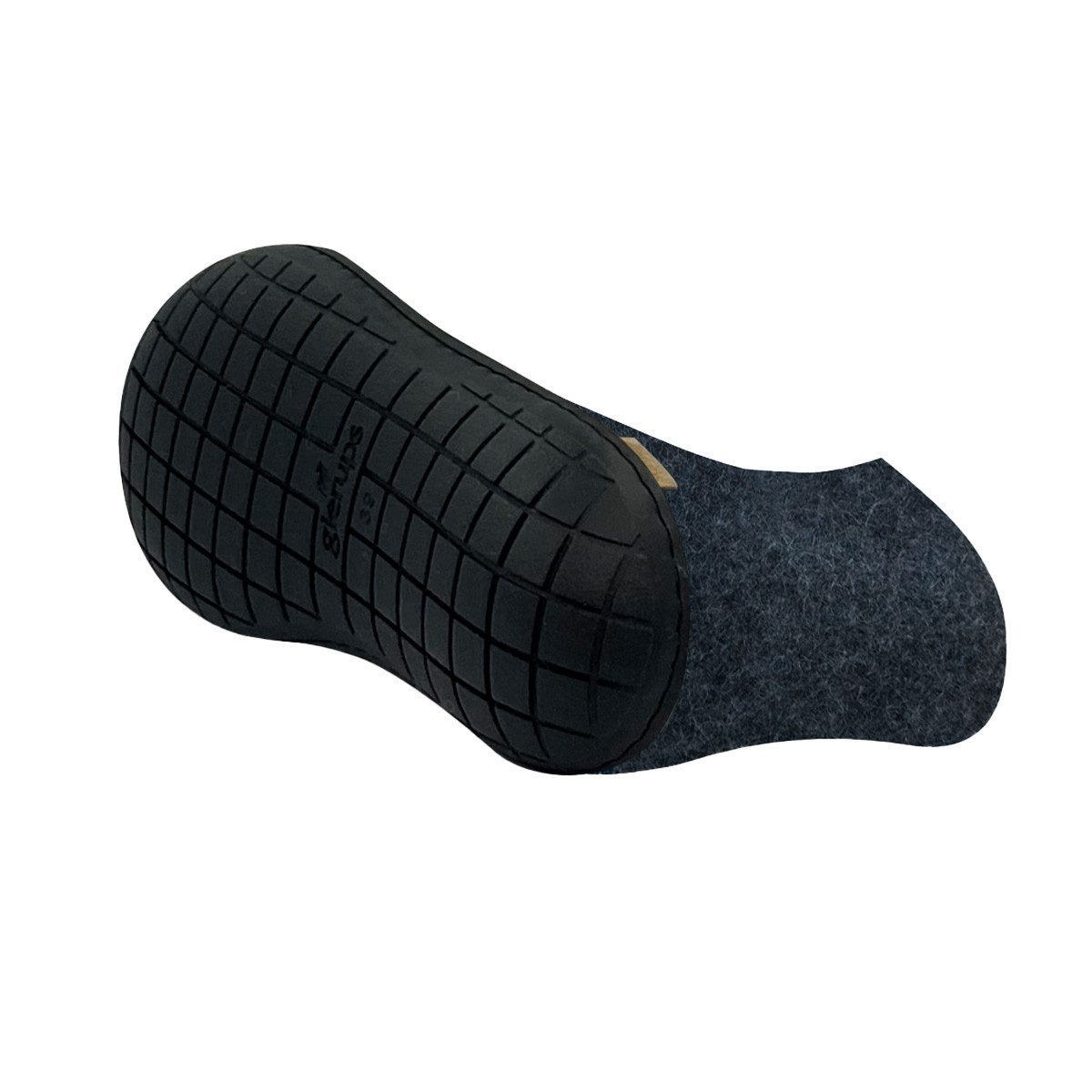 glerups dk Naturkautschuksohle Schwarz Hausschuh (1-tlg) Boots - Natürliches Material, Schützt vor Geruch, Bequem und weich