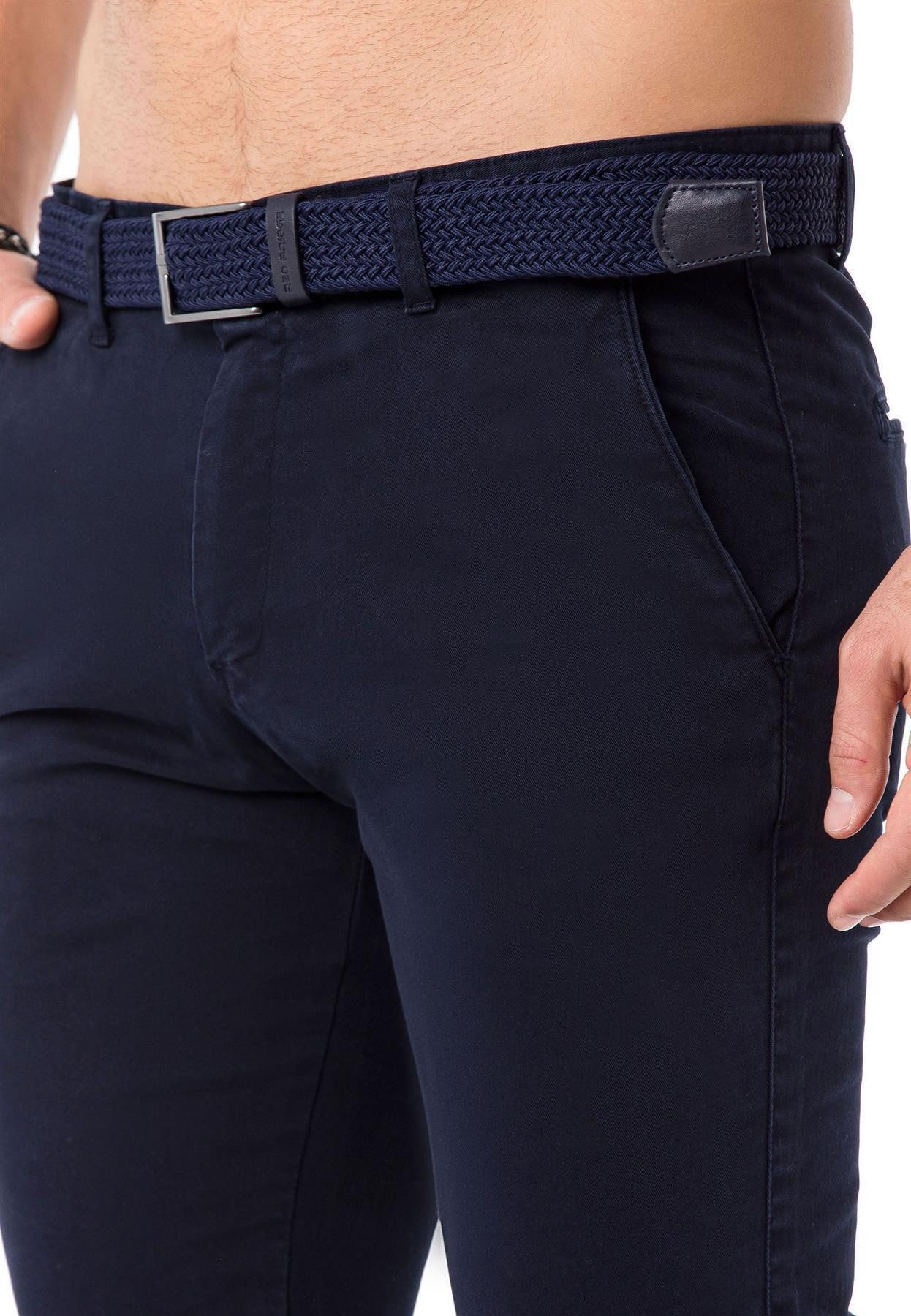 RedBridge Chinohose inklusive hochwertigem Stretch-Gürtel Casual