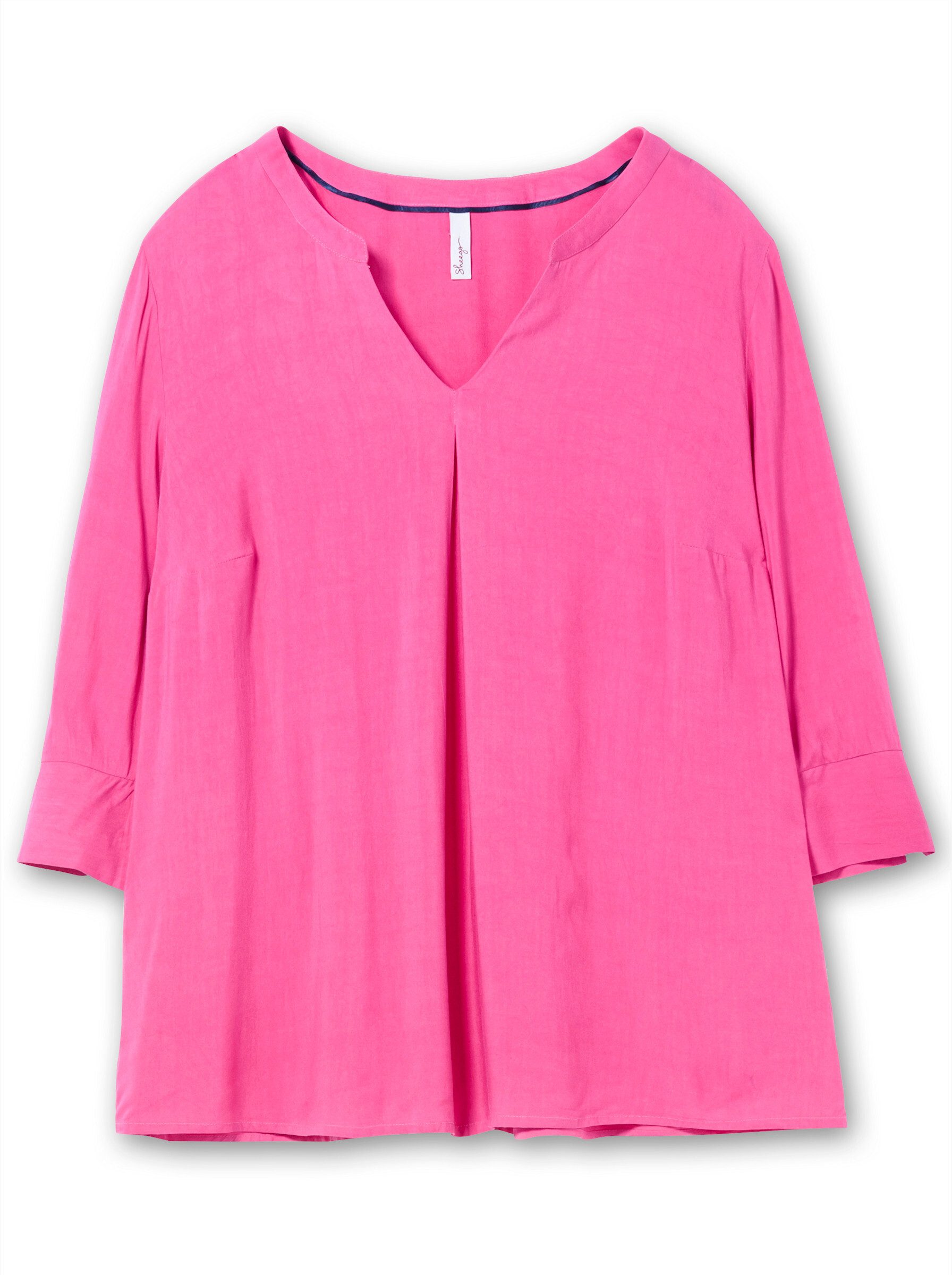 Sheego Klassische Bluse Tunika 3/4-Arm günstig online kaufen