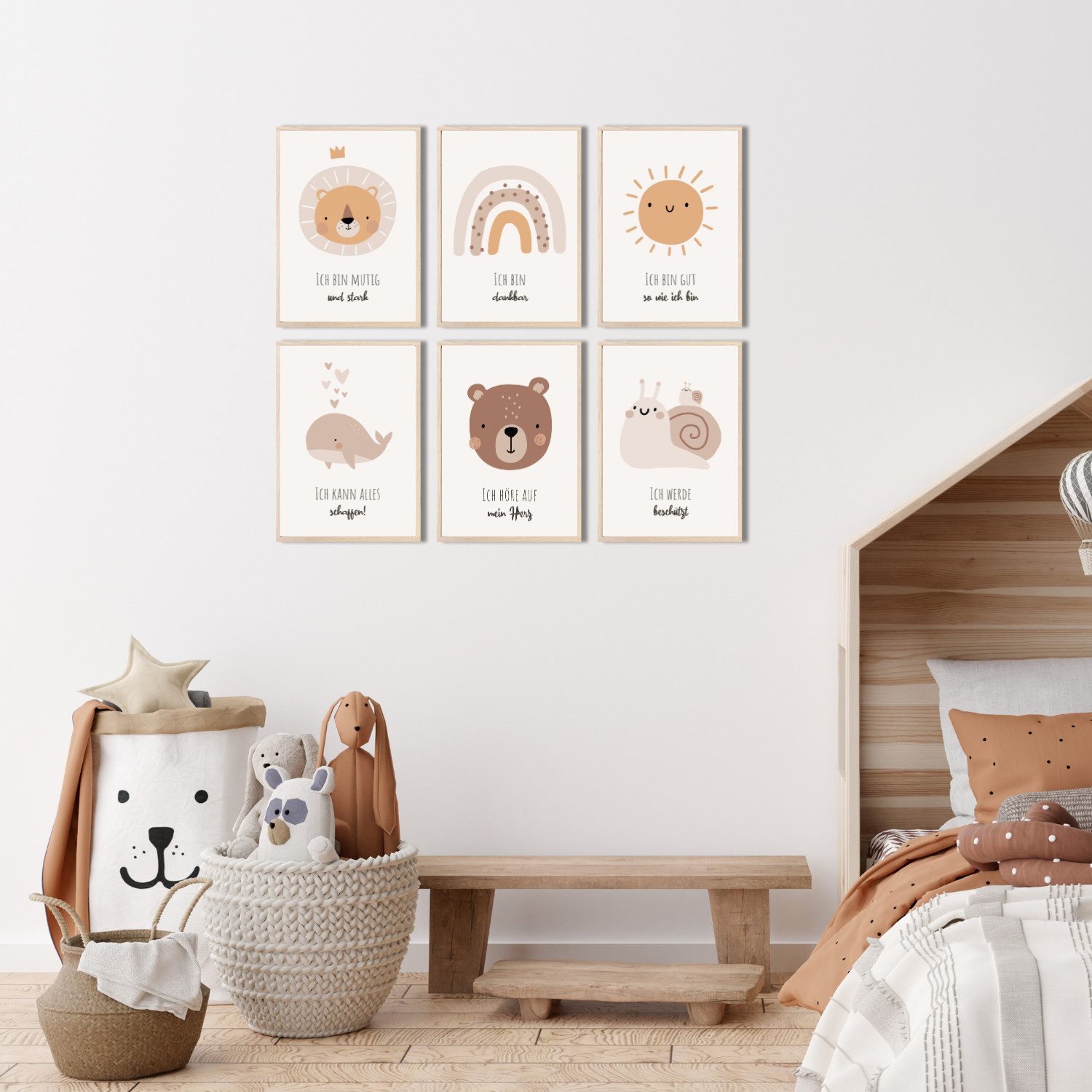 MeinBaby123® Poster Affirmationsbilder, Bilder Kinderzimmer Deko Poster, Affirmation, Motivation, Selbstbewusstsein – Bild 5 von 5