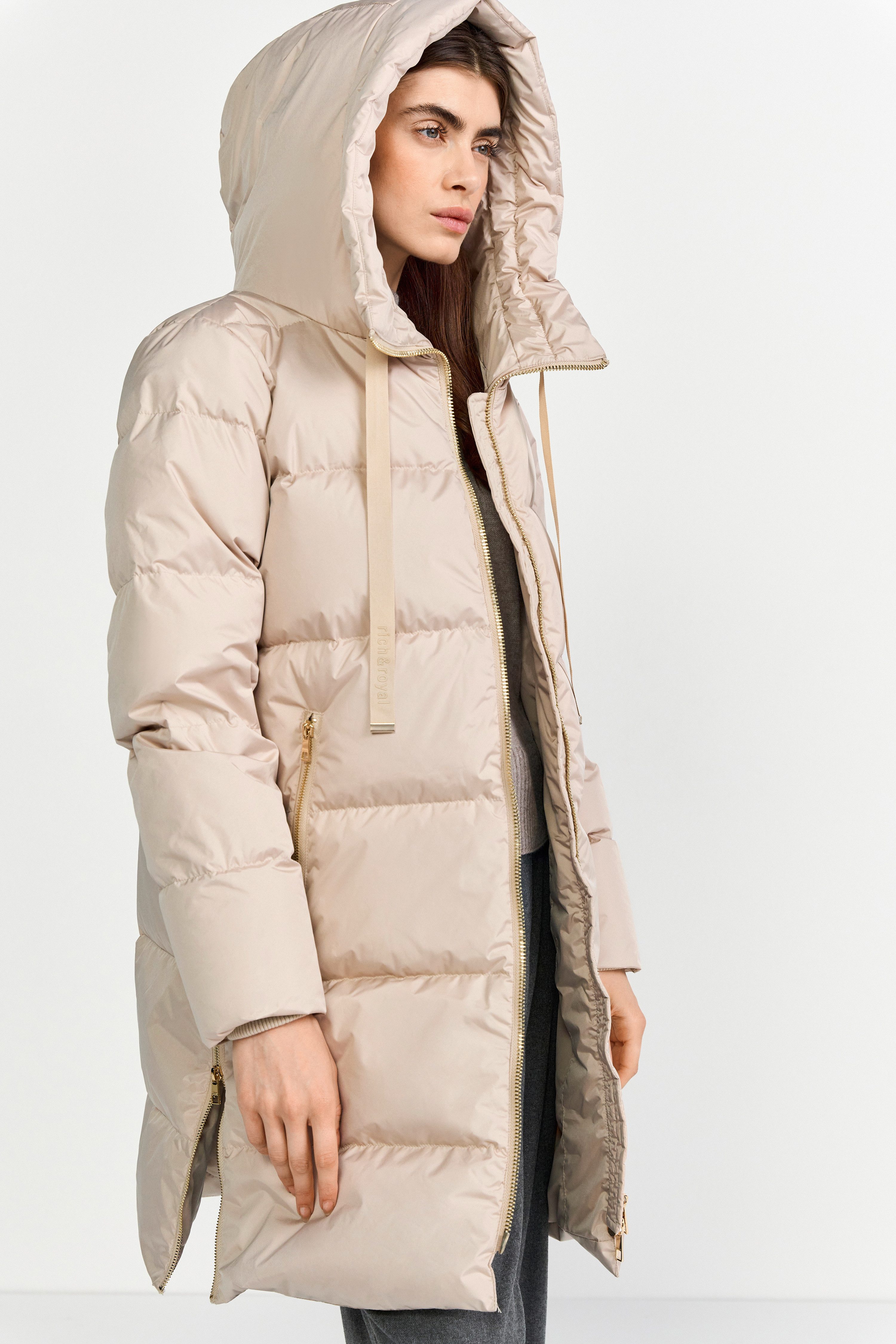 RICHROYAL Steppmantel oversized, mit Reißverschlüssen an den Seiten, Winter günstig online kaufen