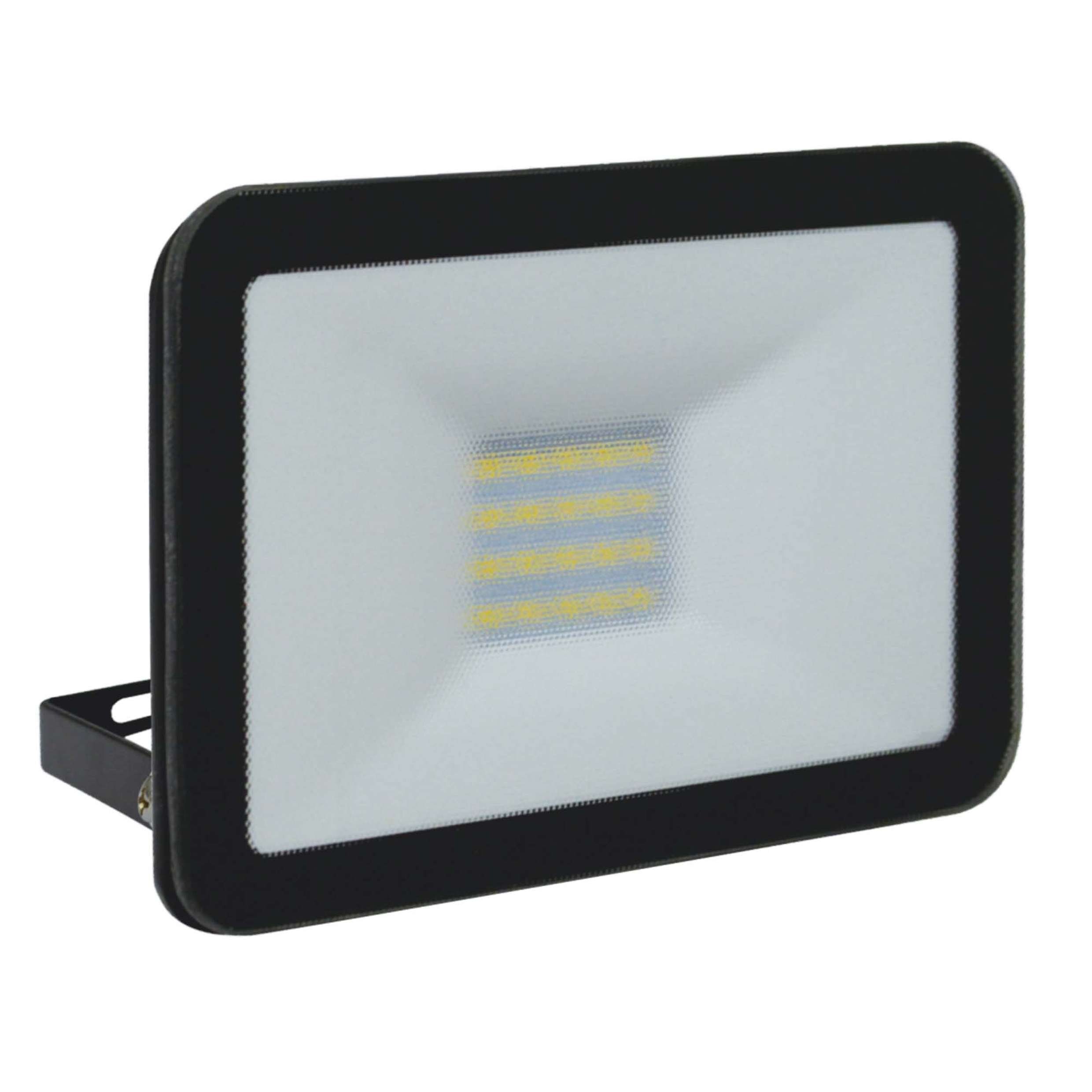 Elro LED fest LED schwarz Wandleuchte Flutlichtstrahler integriert, LF5020,