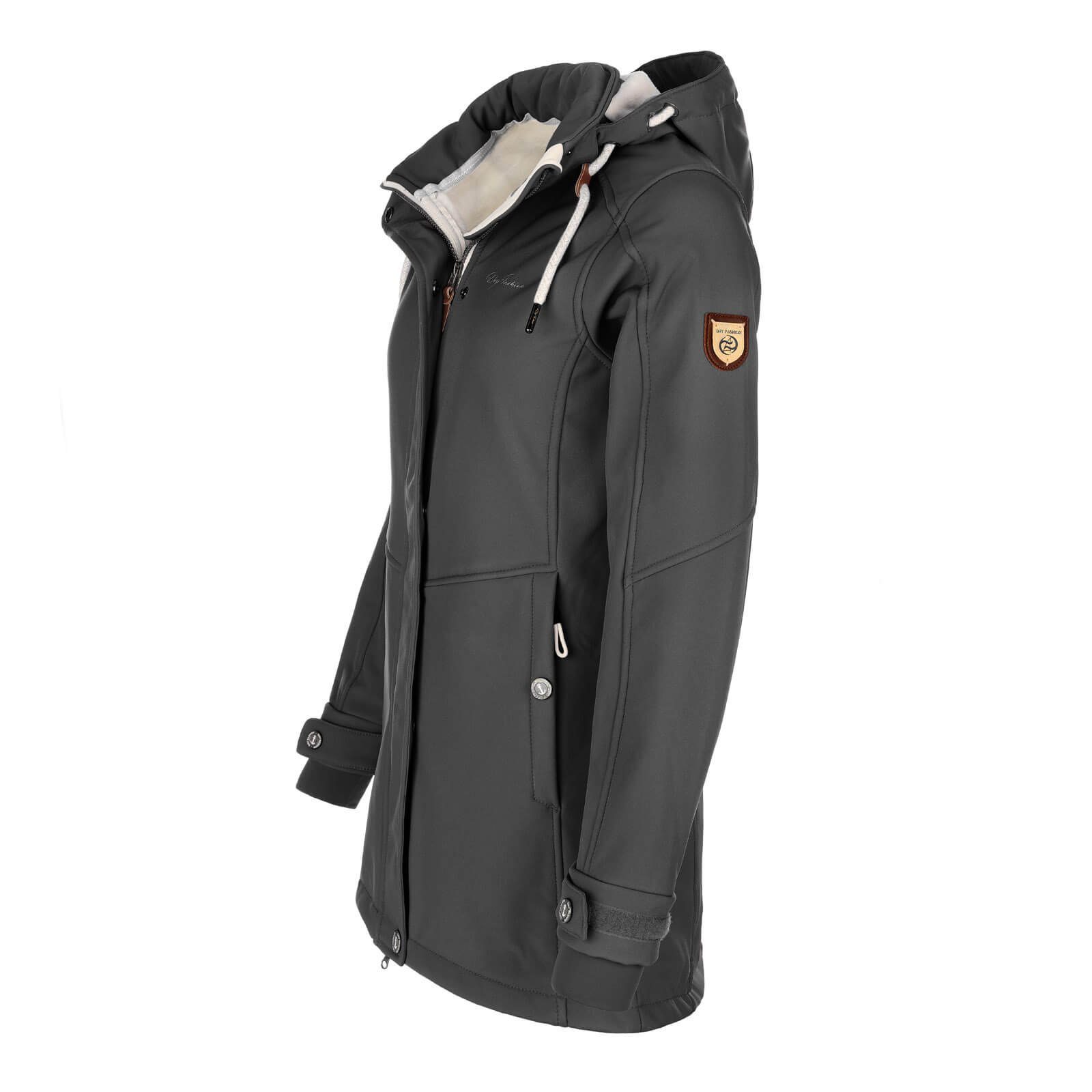 Dry Fashion Softshelljacke Damen Softshell-Mantel Wien günstig online kaufen