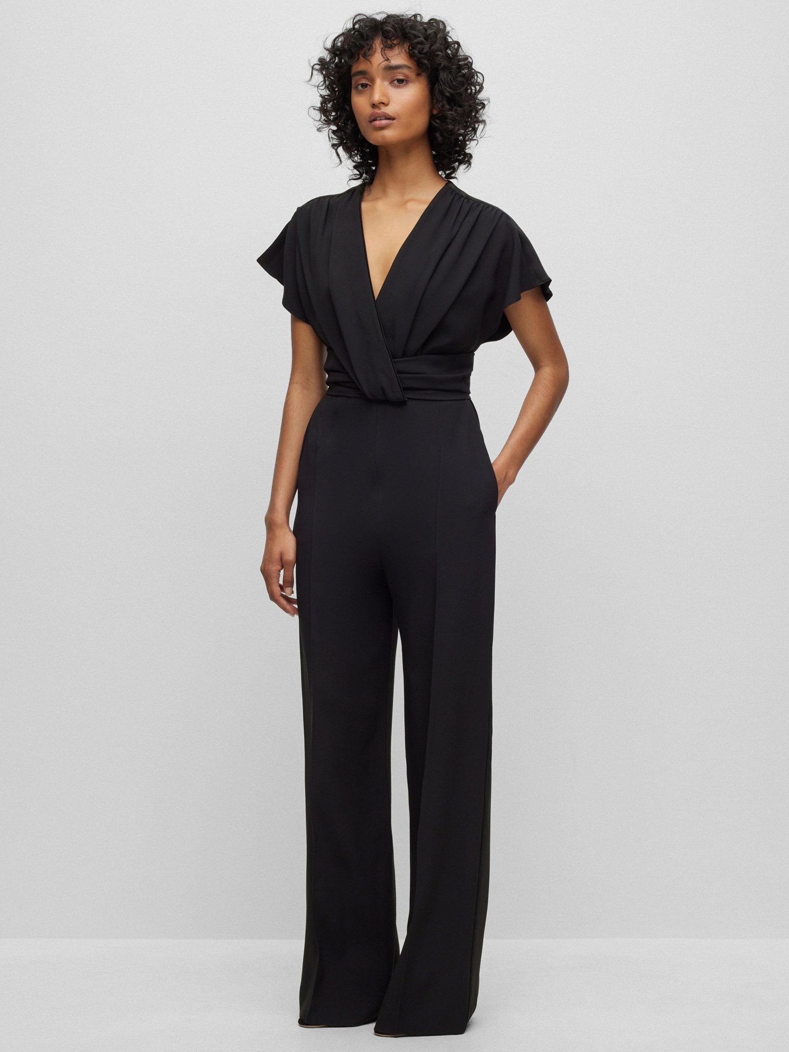 Debasa Jumpsuit (001) (1-tlg) Schwarz BOSS