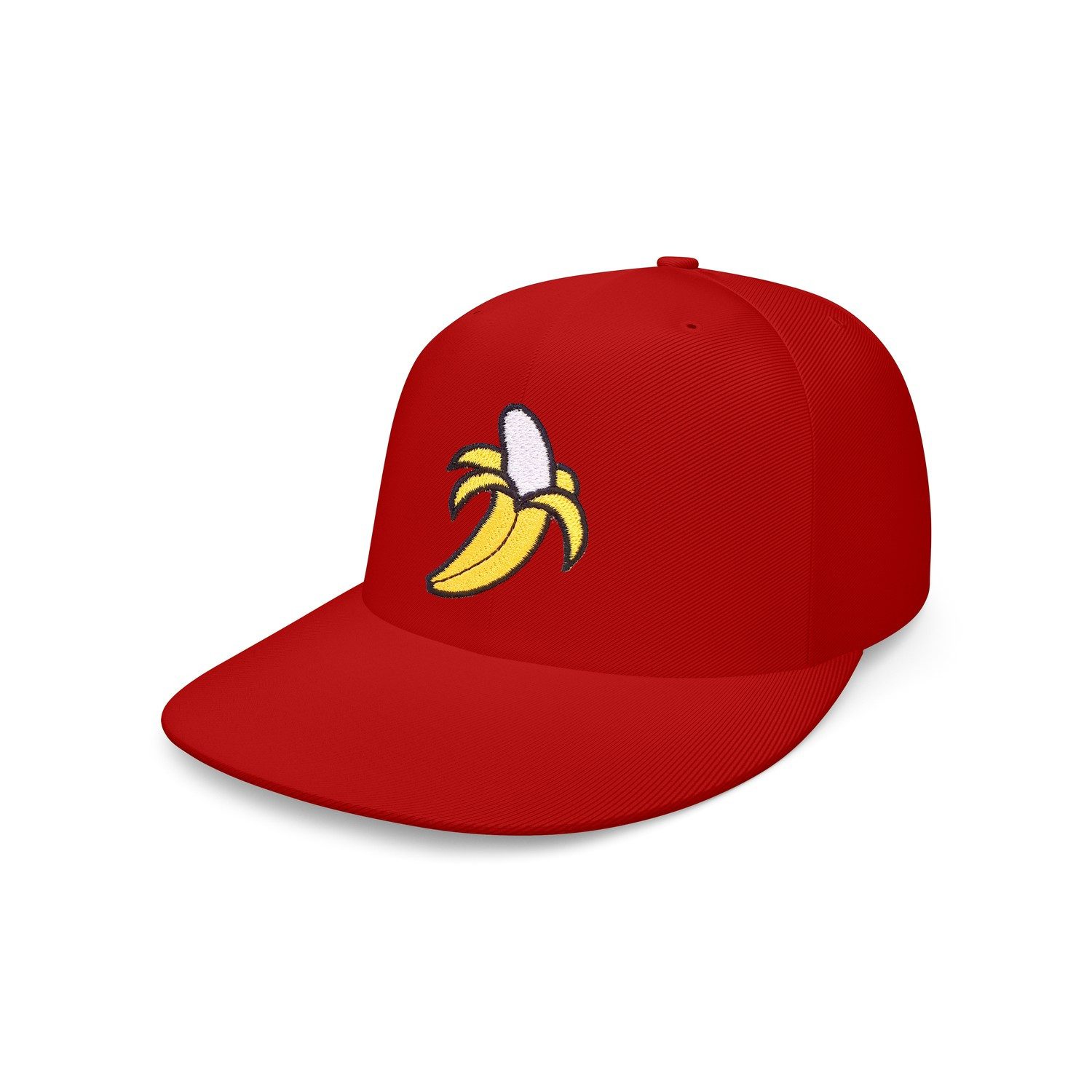 Blondie & Brownie Snapback Cap B610 Banane Snapback Cap mit Stickmotiv (Einzelartikel) Frecher Fruchtblick im Retro Stil