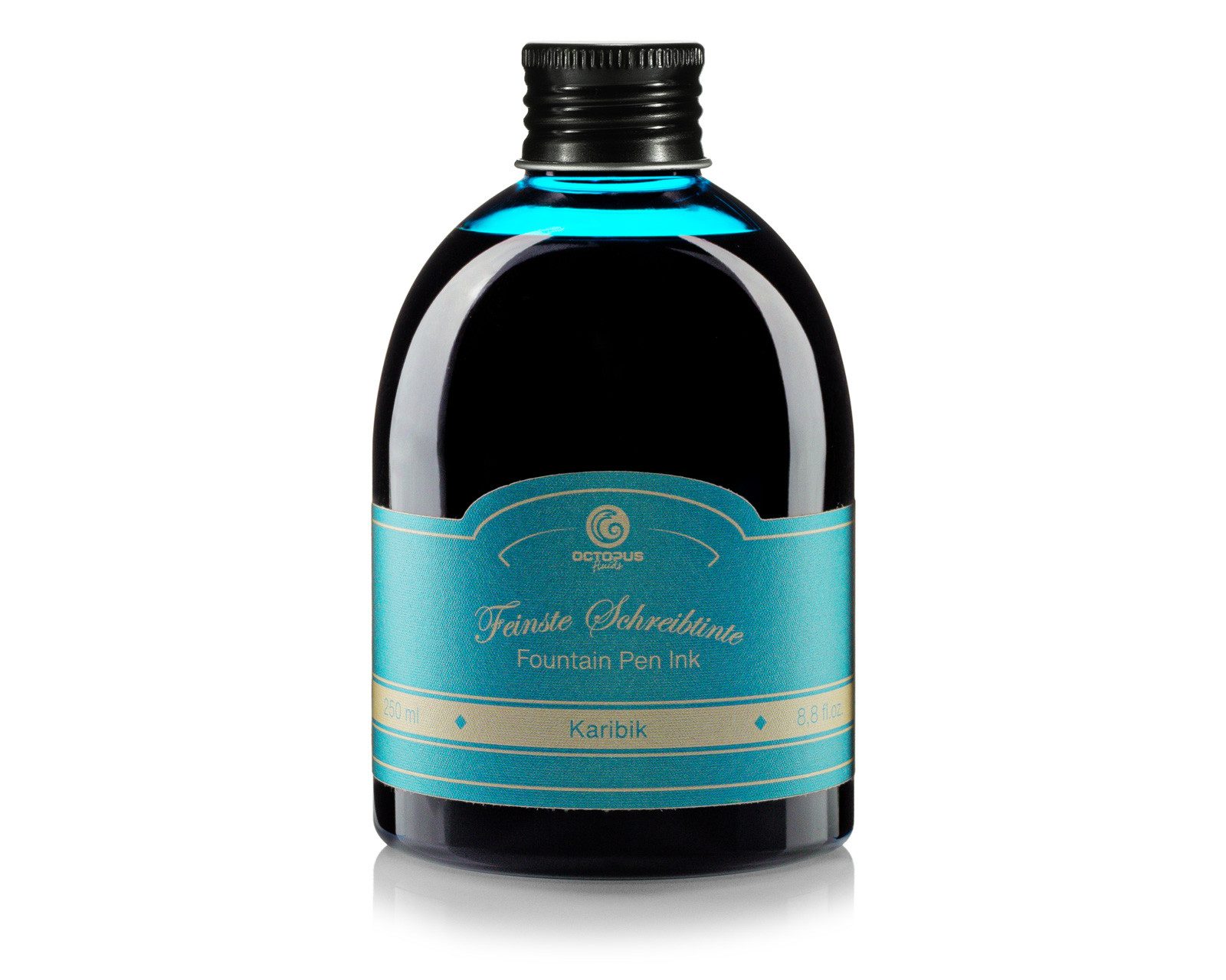OCTOPUS Fluids Füllhaltertinte, Schreibtinte im Tintenglas Karibik 250ml Tintenglas (Set, 0-tlg)