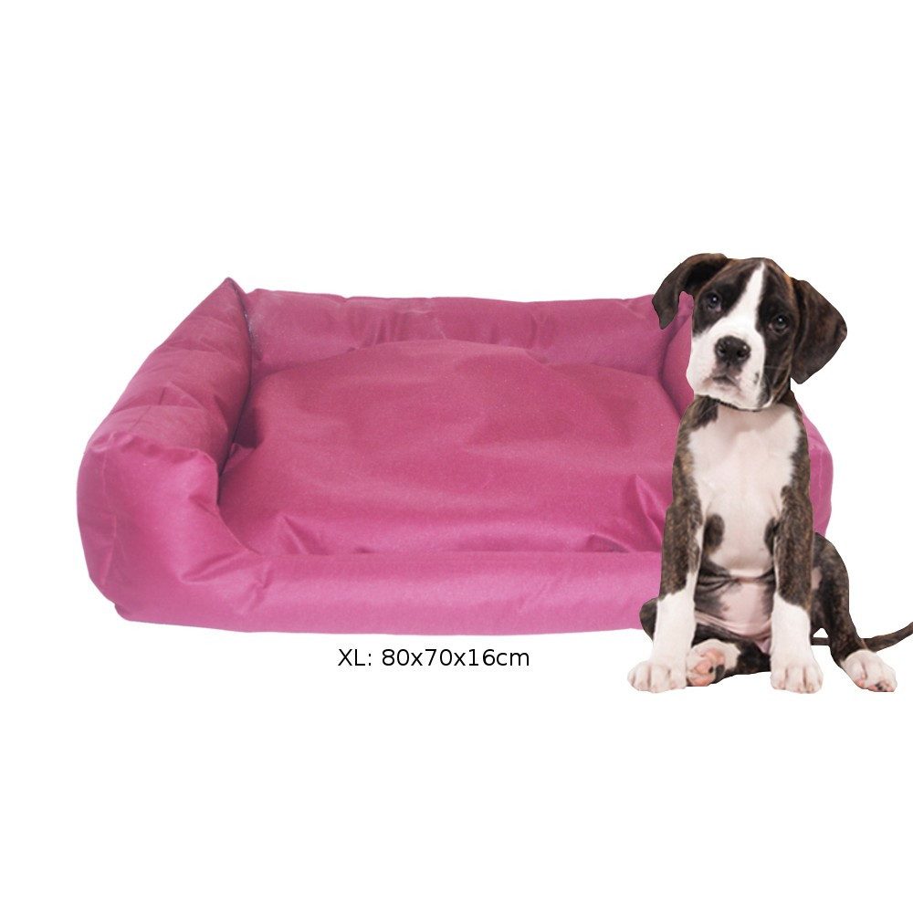 LinJa Hundebett Hundebett TB5022XL rot Hundekorb Hundekissen Hundesofa Tierbett