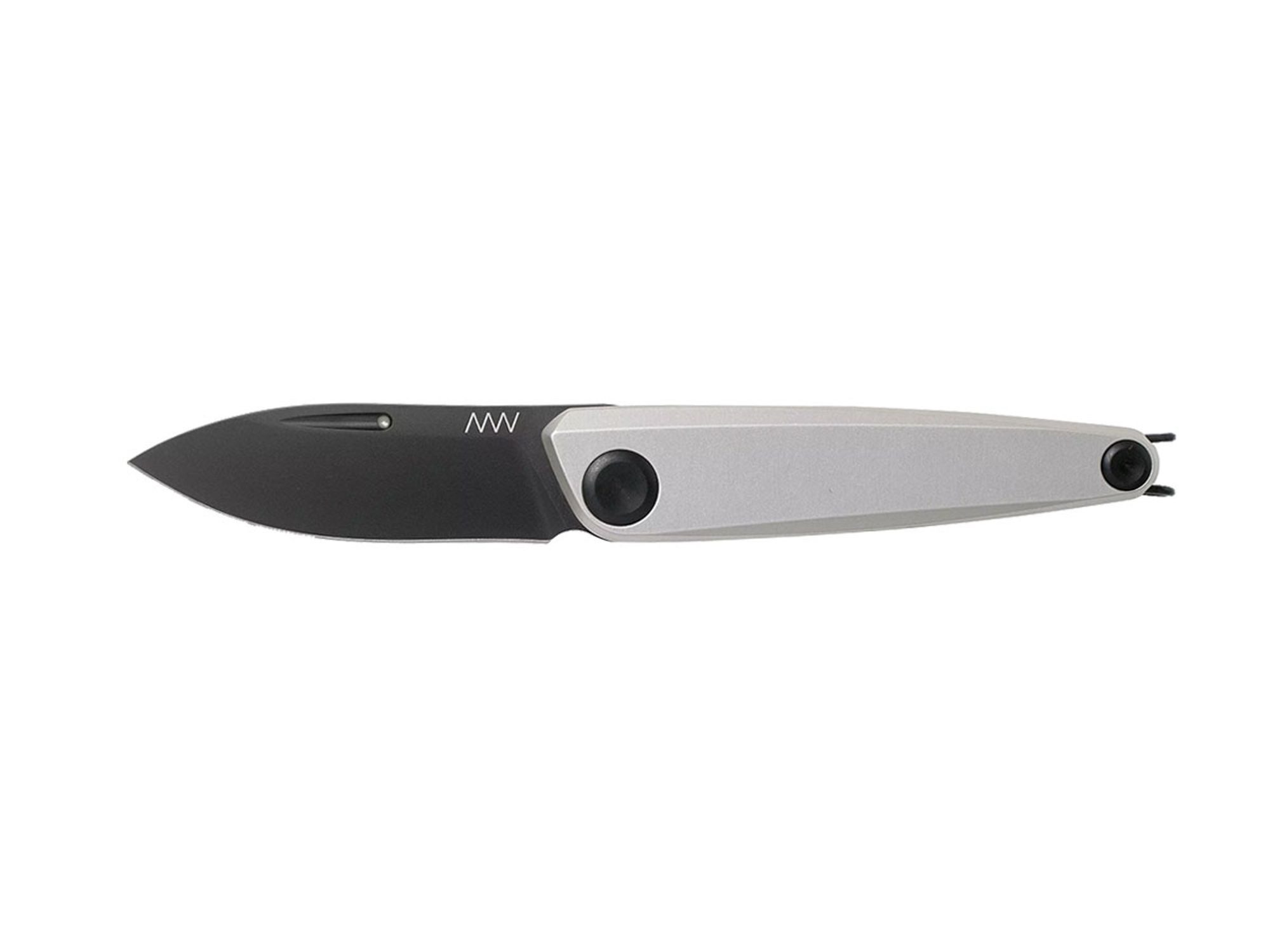 ACTA NON VERBA KNIVEs Taschenmesser Acta Non Verba Z050 DLC Schwarz Duralsilber ANVZ050-006