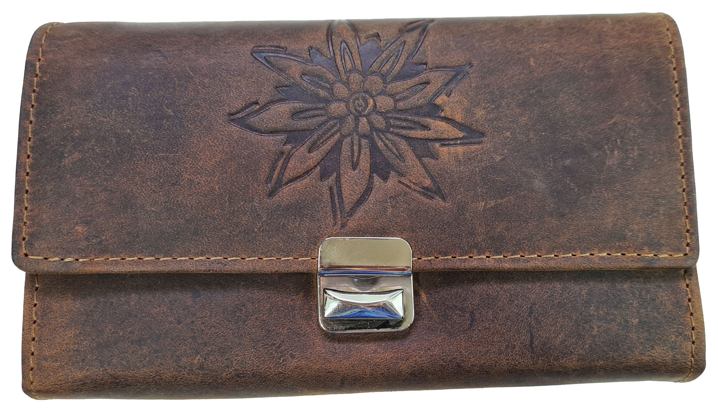 Einkaufszauber Kellnerbörse Bayrischer Echt Leder Kellner Geldbeutel Edelwe günstig online kaufen