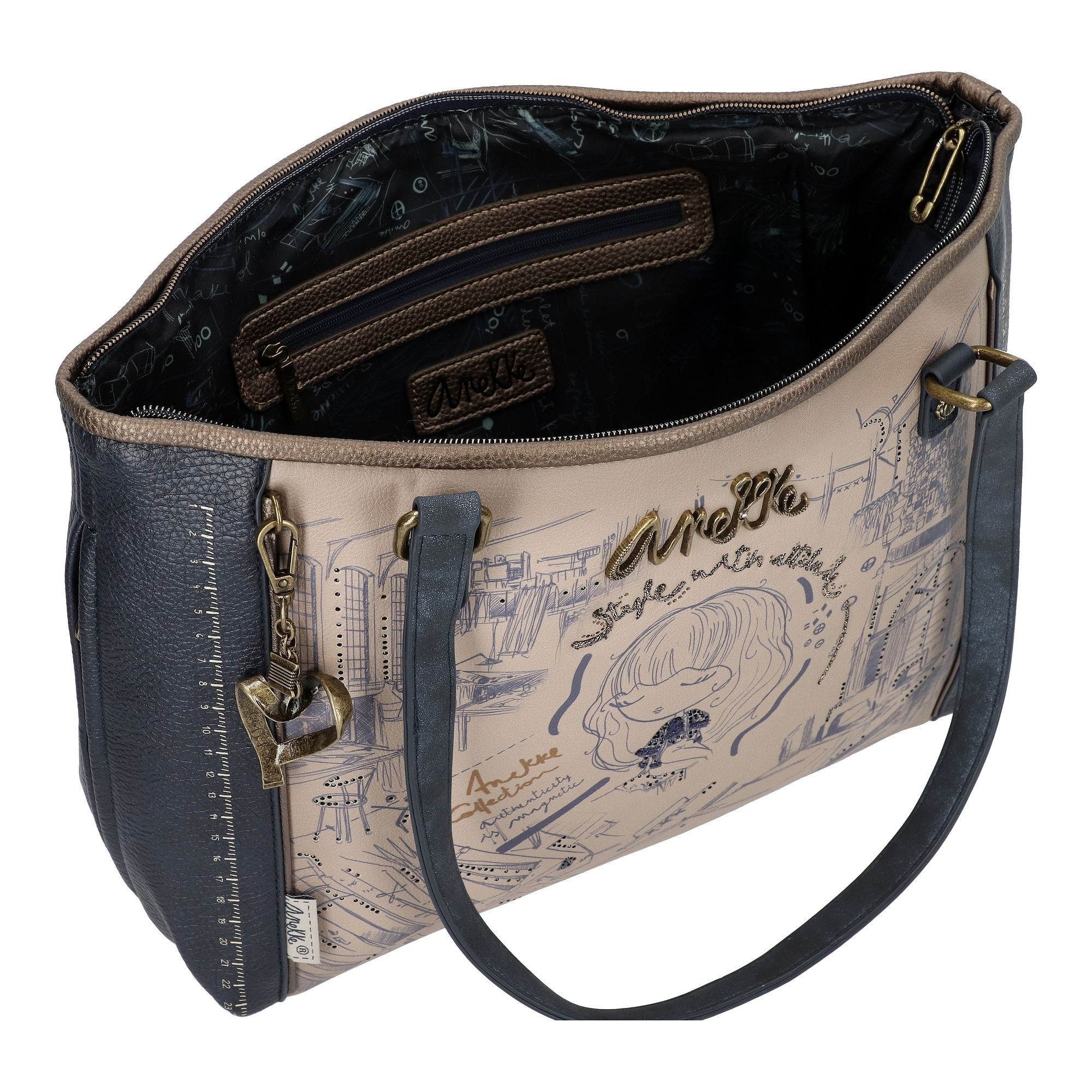 Anekke Schultertasche Studio, Polyurethan