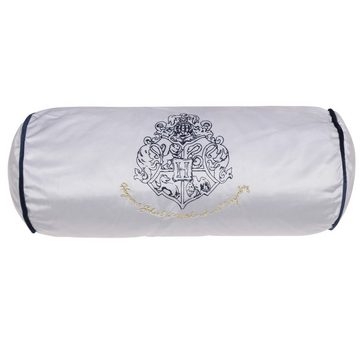 Kopfkissen Hogwarts Harry Potter Silber Kissen mit Reißverschluss 18x45 cm, Sarcia.eu