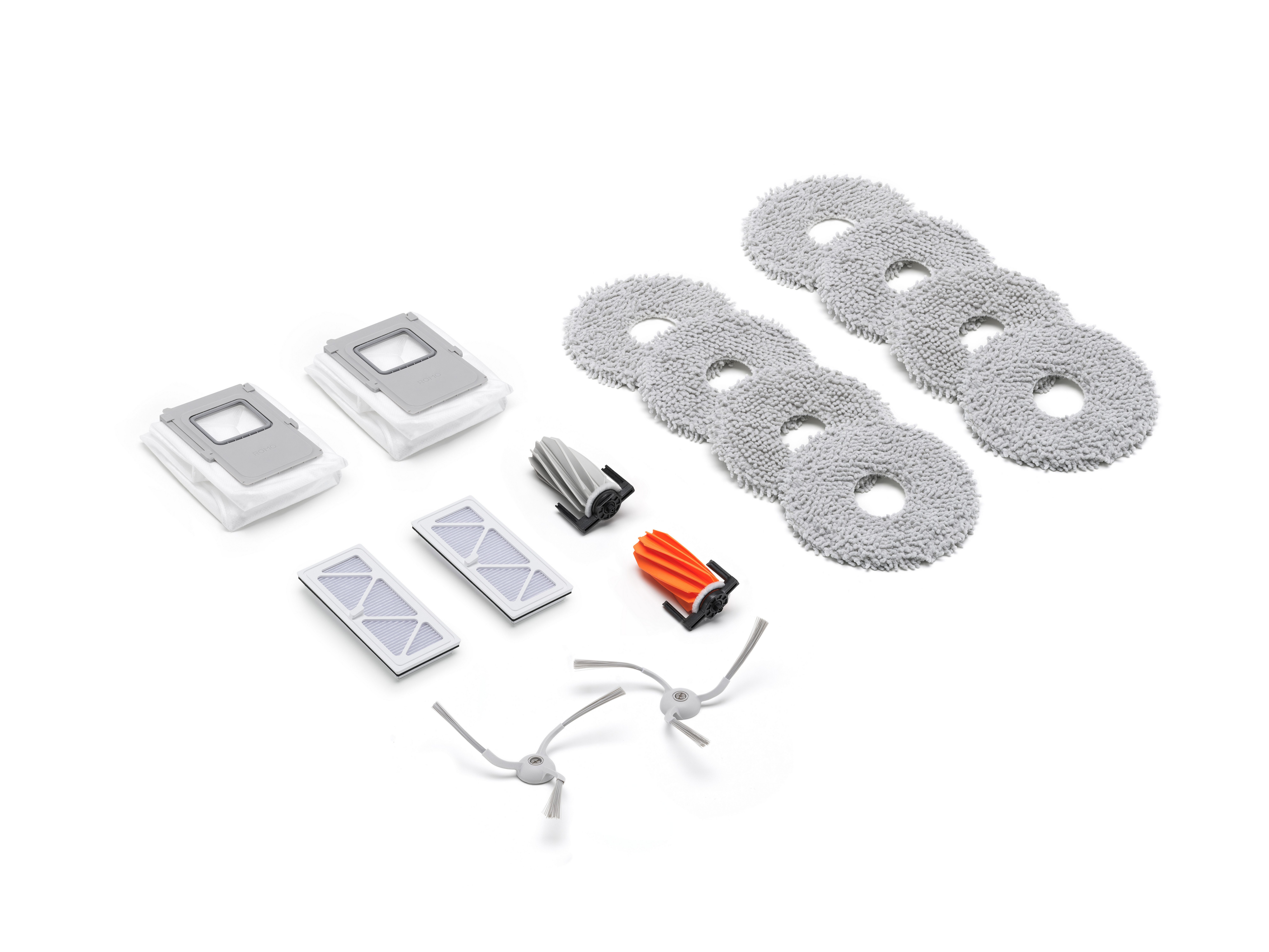 DJI Saugroboter Zubehör-Set DJI ROMO Accessory Kit (GL), Zubehör für DJI ROMO S, DJI ROMO P, DJI ROMO A, (Set, 16-tlg., Verbrauchsmaterial für bis zu 6 Monate Nutzung), Originalzubehör-Set für DJI ROMO P, A und S