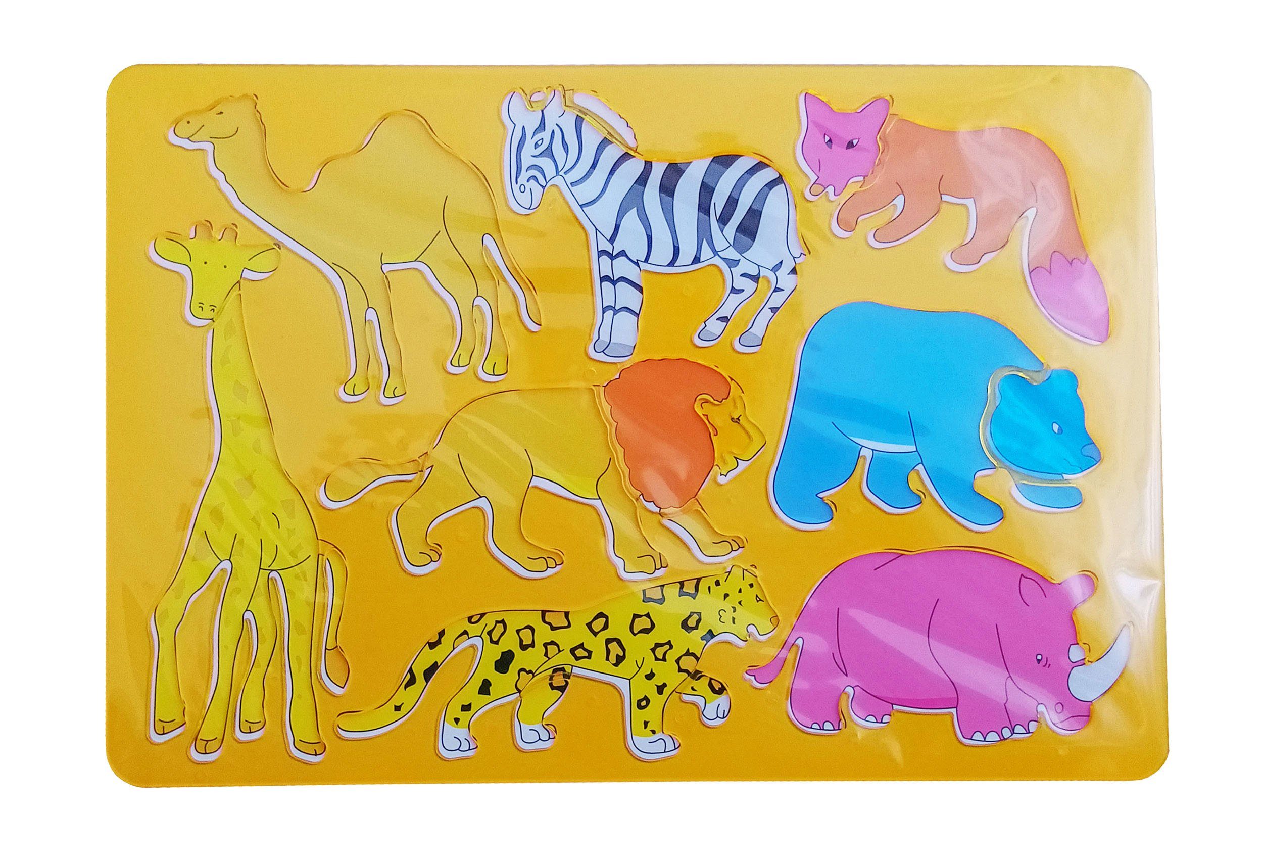 Topwrite Kids Malschablone TIERE SCHABLONEN Set 2tlg zum Malen aus Kunststoff Malschablonen 33, Tier Schablone Handwerk Kinder Kunst Malzubehör
