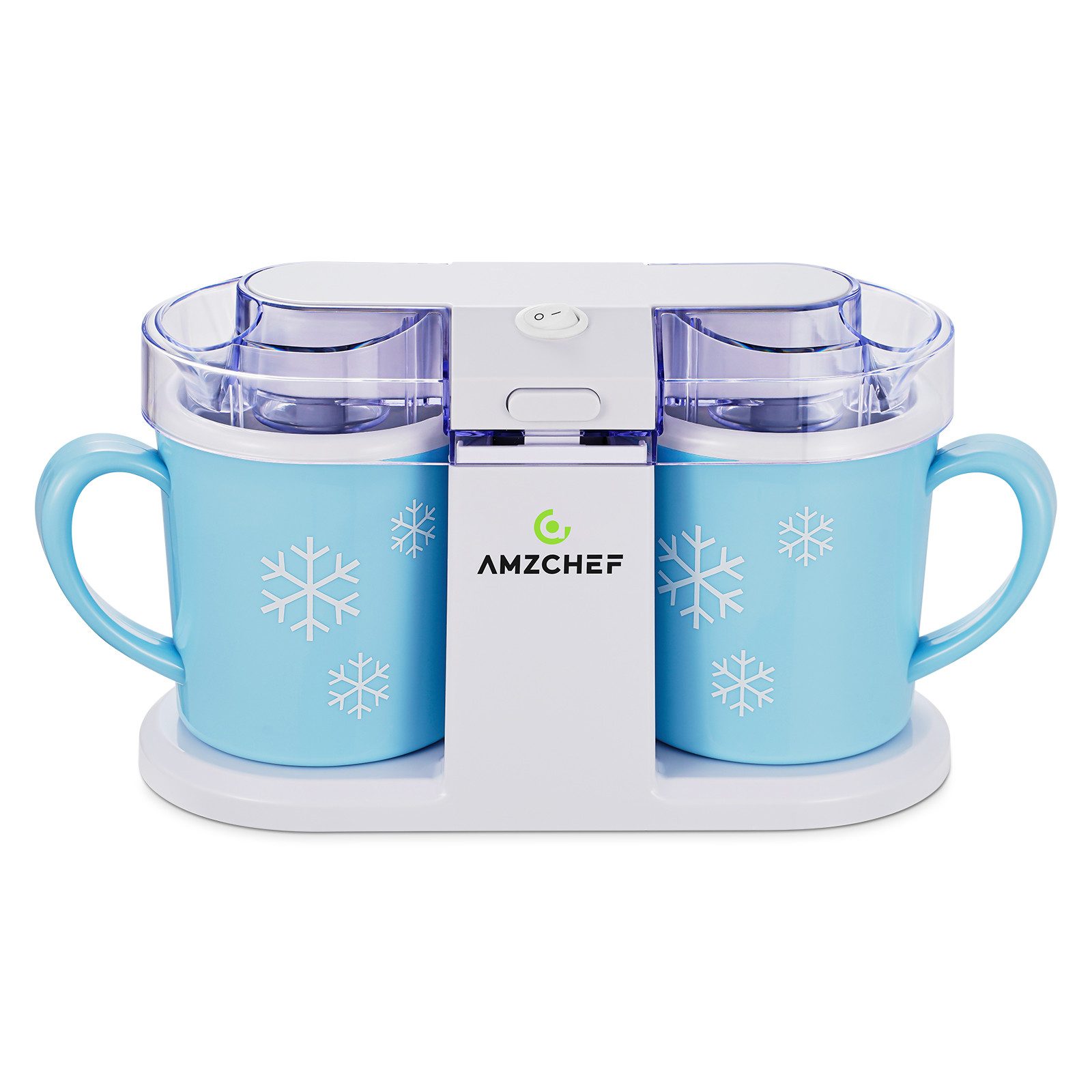 AMZCHEF Eismaschine CE-DBL50OT0B-SB, Eismaschine KÜCHENminis Eiscreme