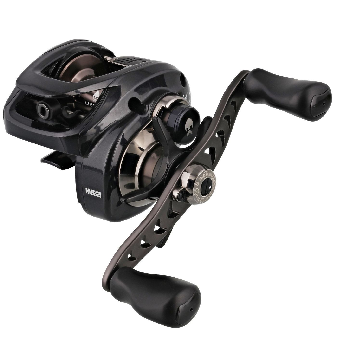 Baitcastrolle Westin W4-Bc 301 Ssg Lh Metallic Trooper 7+1 - Linkshand Baitcaster
